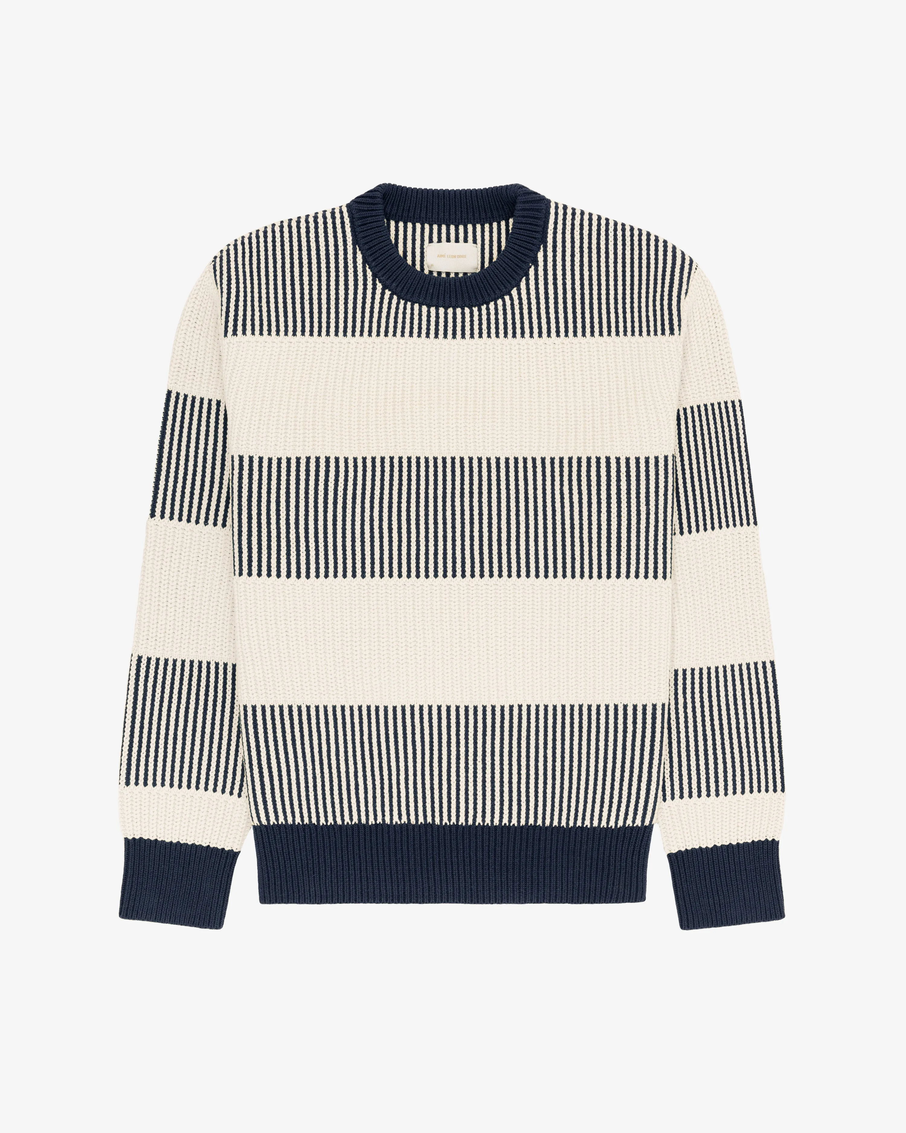 Striped Shaker Stitch Sweater sold by Aime Leon Dore product image thumbnail 2