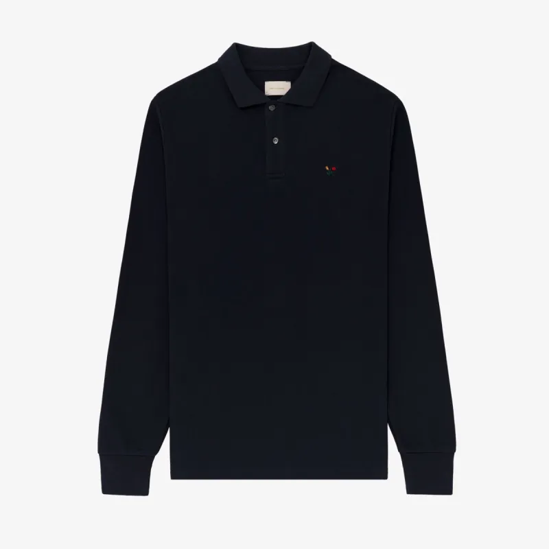 Long-Sleeve Crest Piqué  Polo sold by Aime Leon Dore