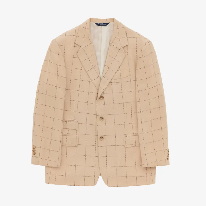 Vintage Three Piece Ralph Lauren Windowpane Suit sold by Aime Leon Dore