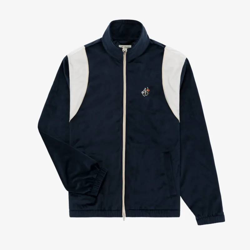 ALD / Drake's Velvet Track Jacket sold by Aime Leon Dore
