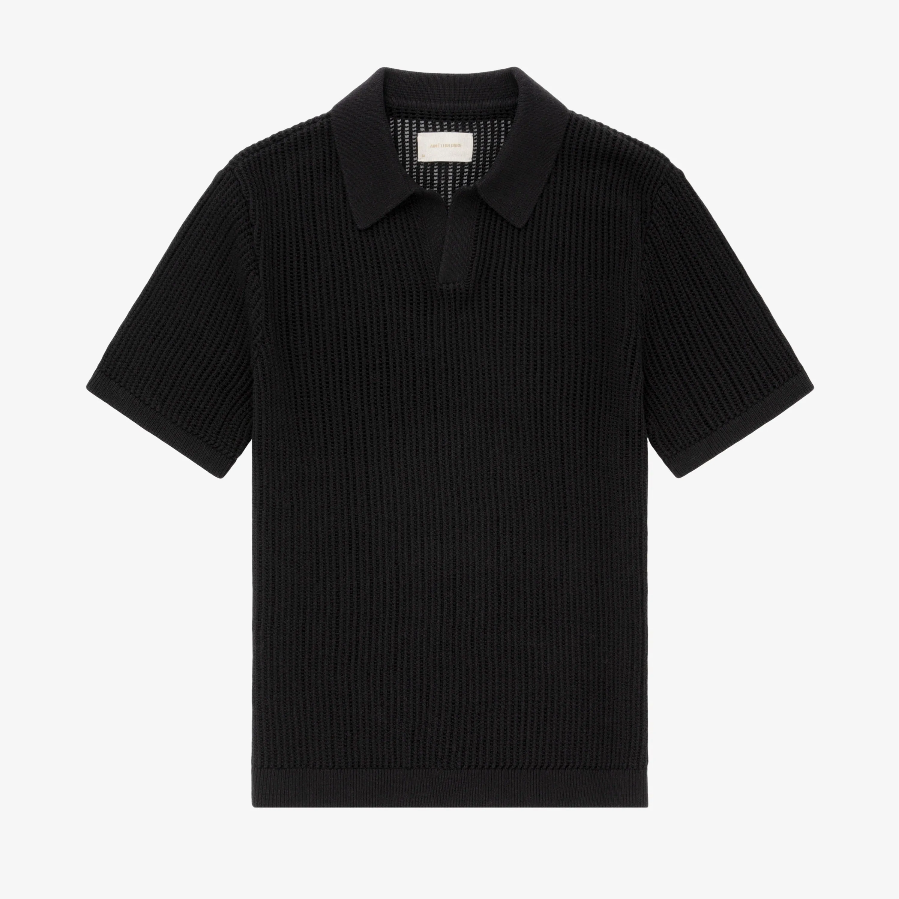 Mesh Knit Polo sold by Aime Leon Dore
