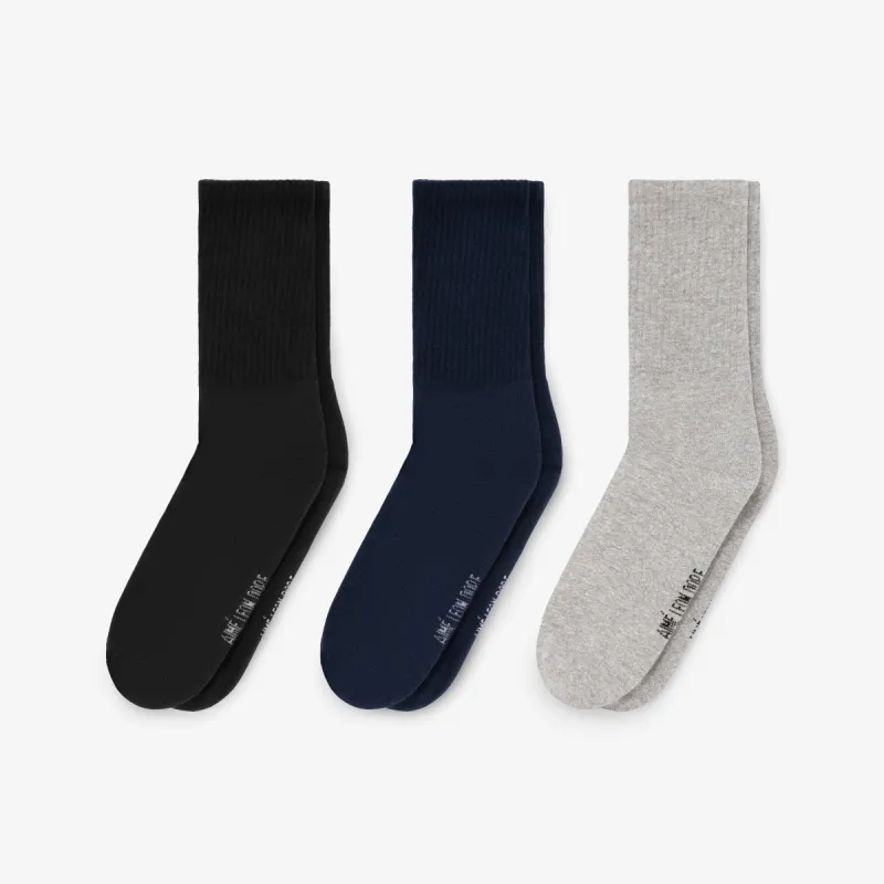 Crew Sock 3-Pack sold by Aime Leon Dore