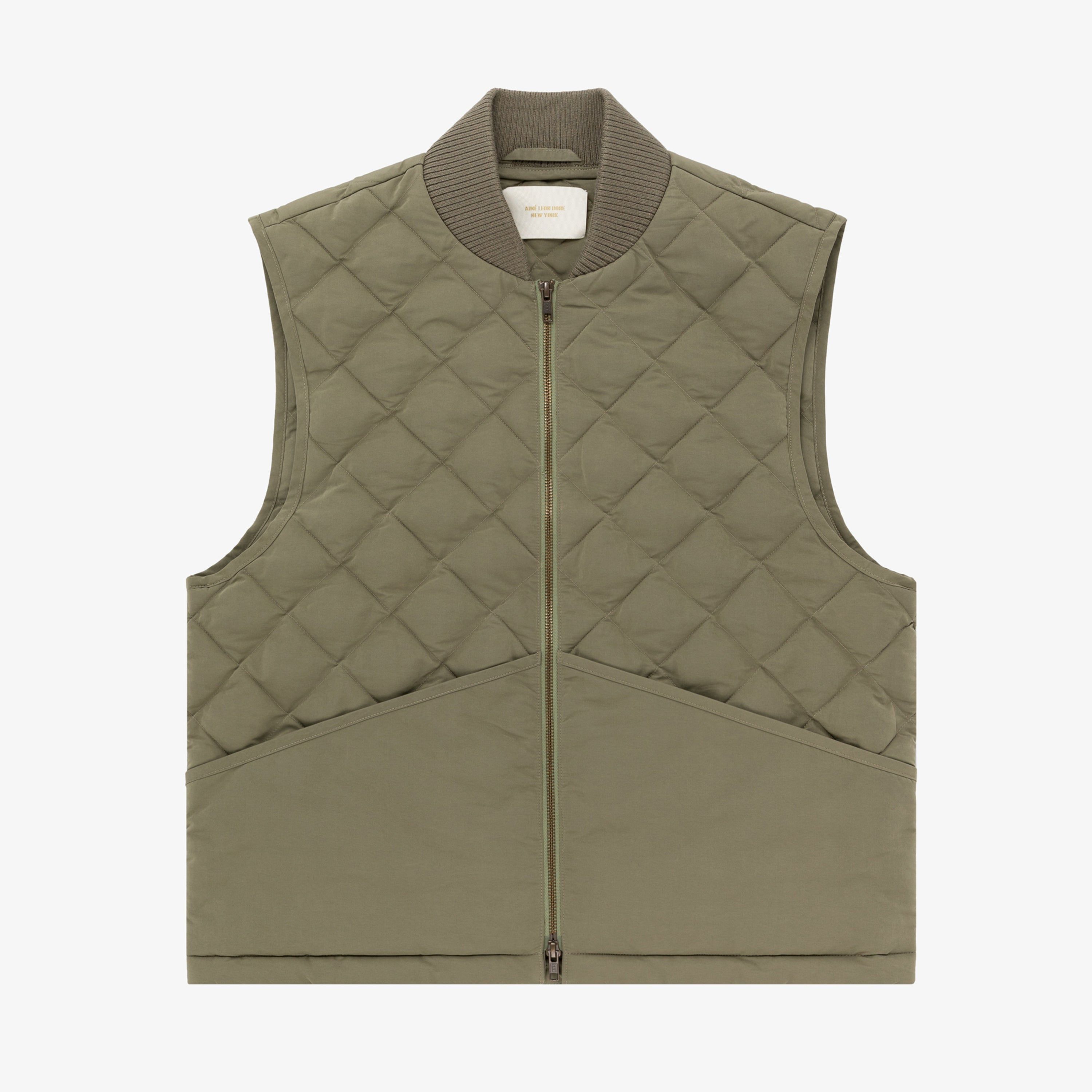 Nylon Quilted Vest sold by Aime Leon Dore