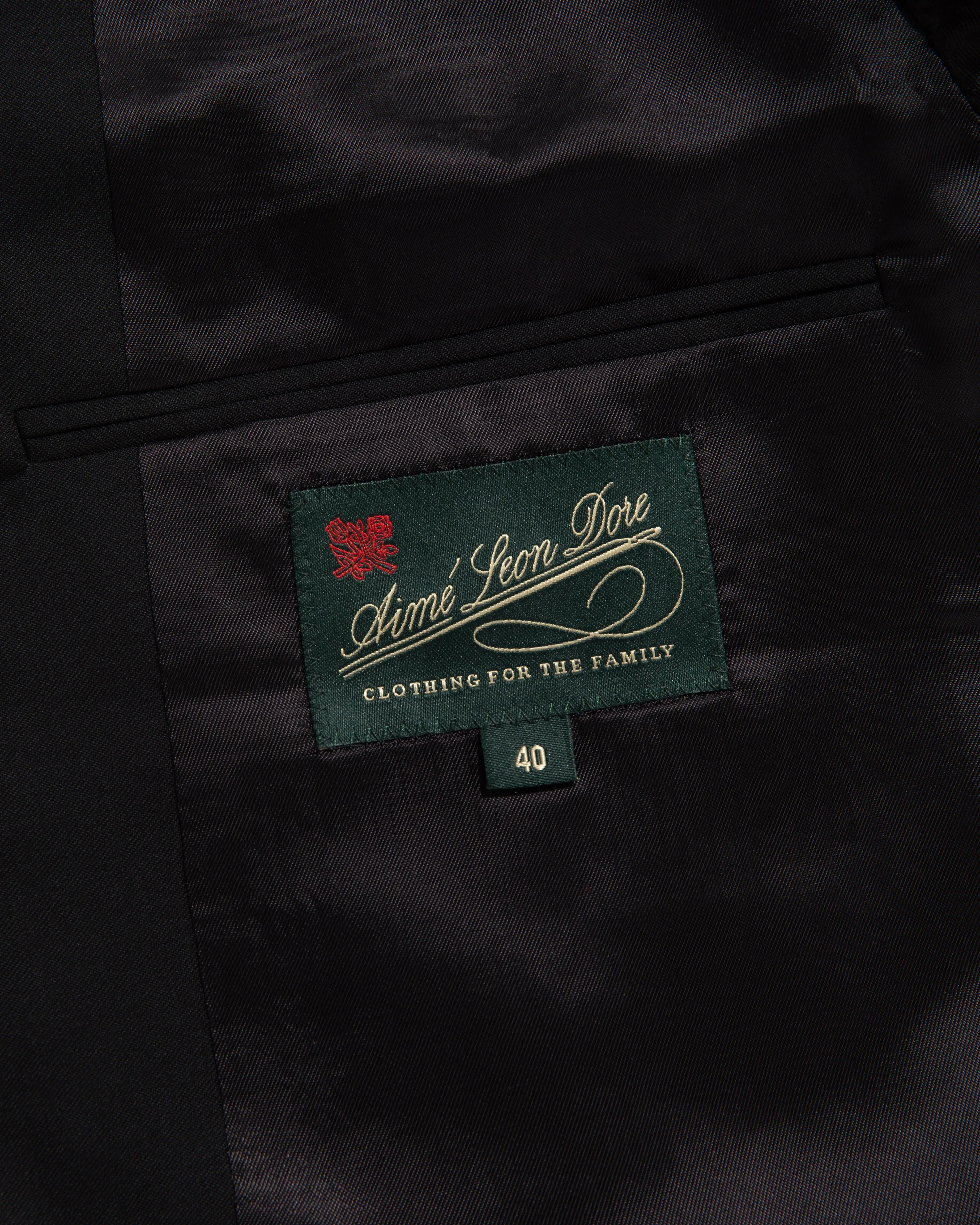 Single-Breasted Wool Suit Jacket sold by Aime Leon Dore product image thumbnail 5