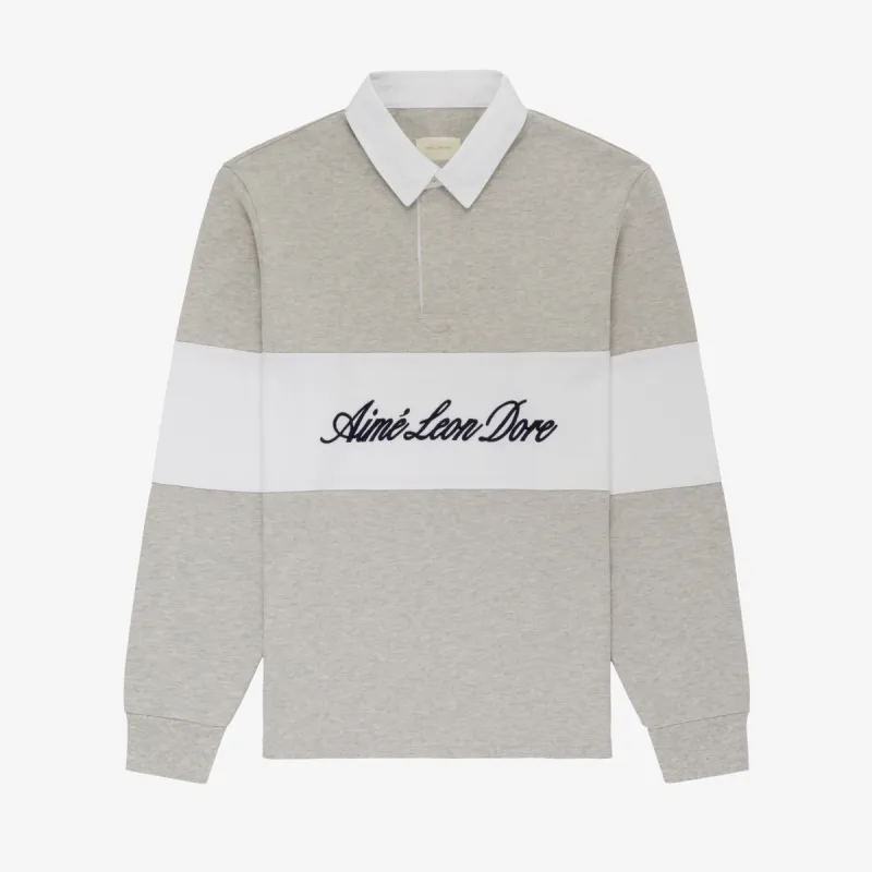 Script Paneled Rugby sold by Aime Leon Dore