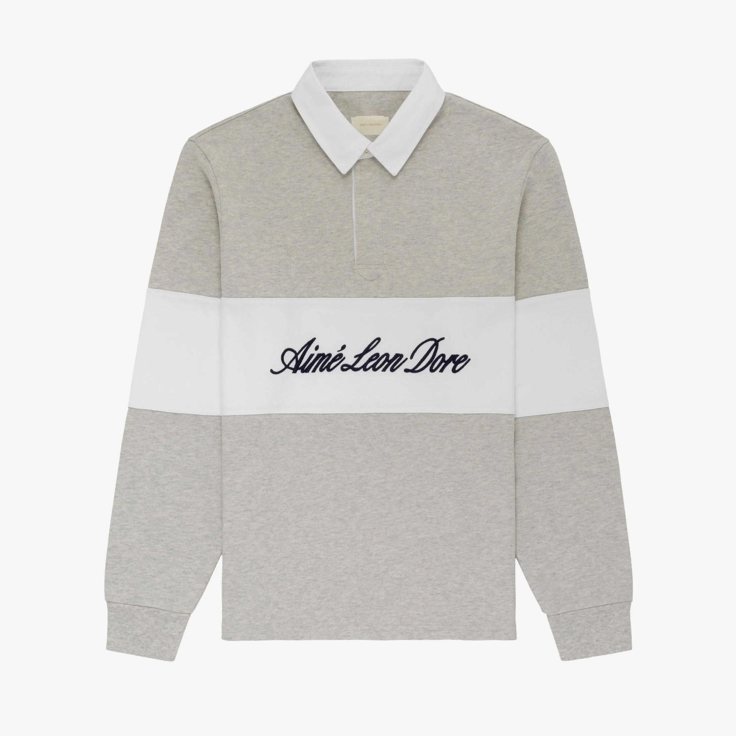 Script Paneled Rugby sold by Aime Leon Dore