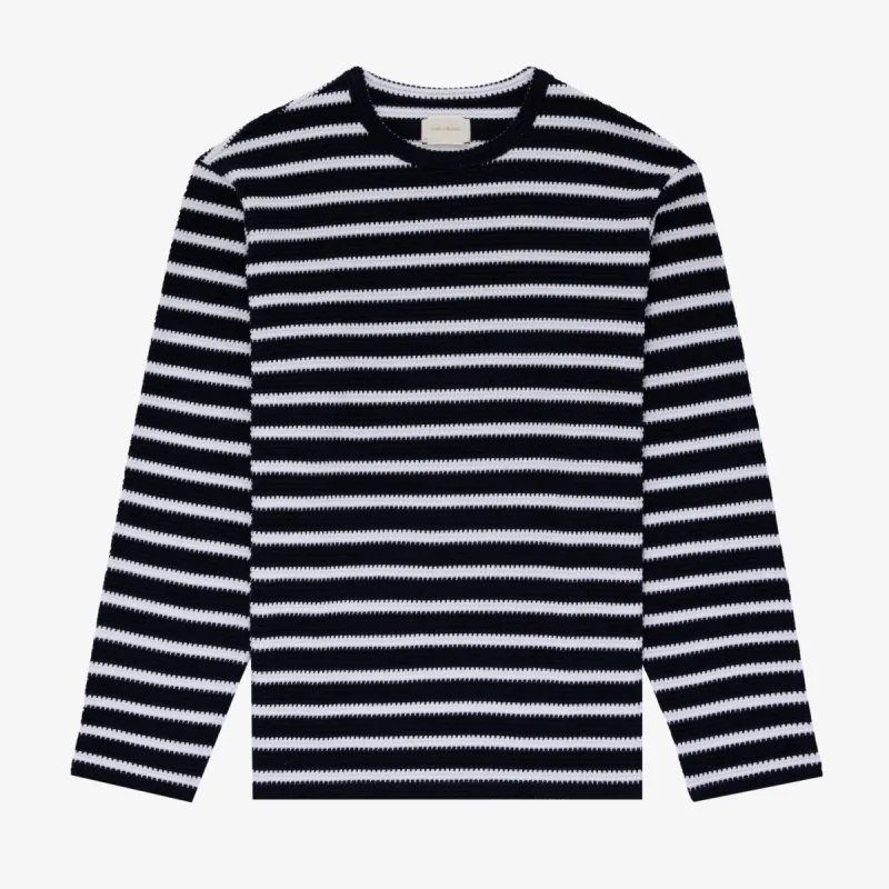 Striped Jacquard Long-Sleeve Tee sold by Aime Leon Dore