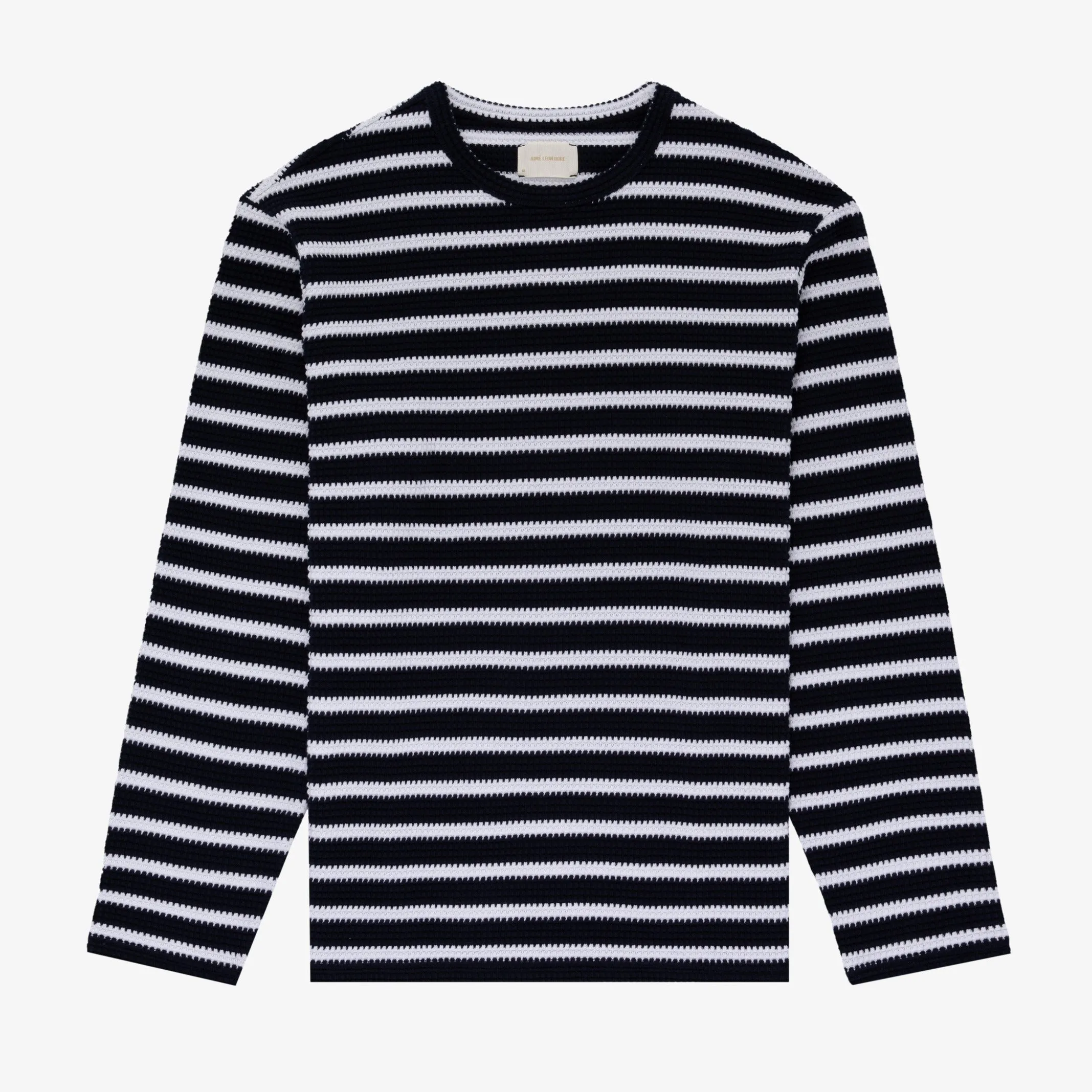 Striped Jacquard Long-Sleeve Tee sold by Aime Leon Dore