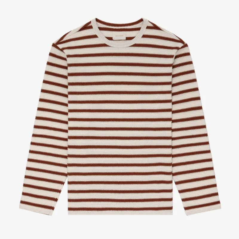 Striped Jacquard Long-Sleeve Tee sold by Aime Leon Dore