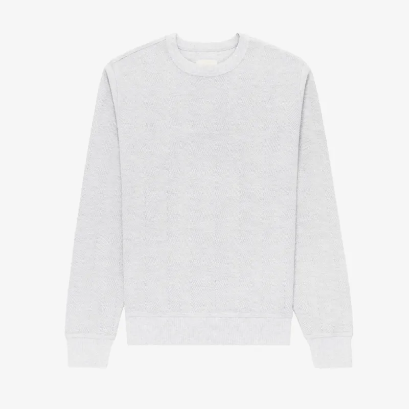 Herringbone Terry Crewneck Sweatshirt sold by Aime Leon Dore
