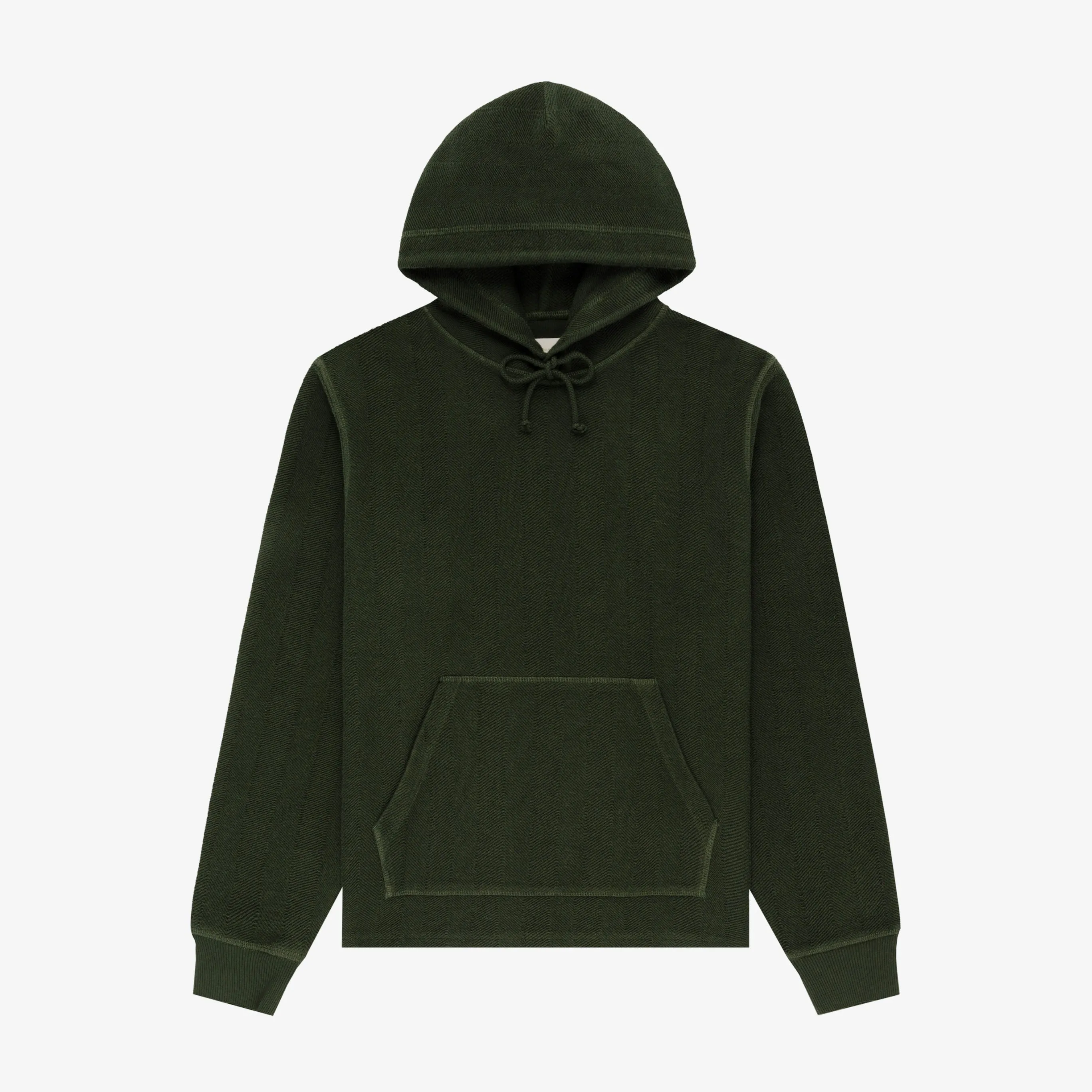 Herringbone Terry Hoodie sold by Aime Leon Dore