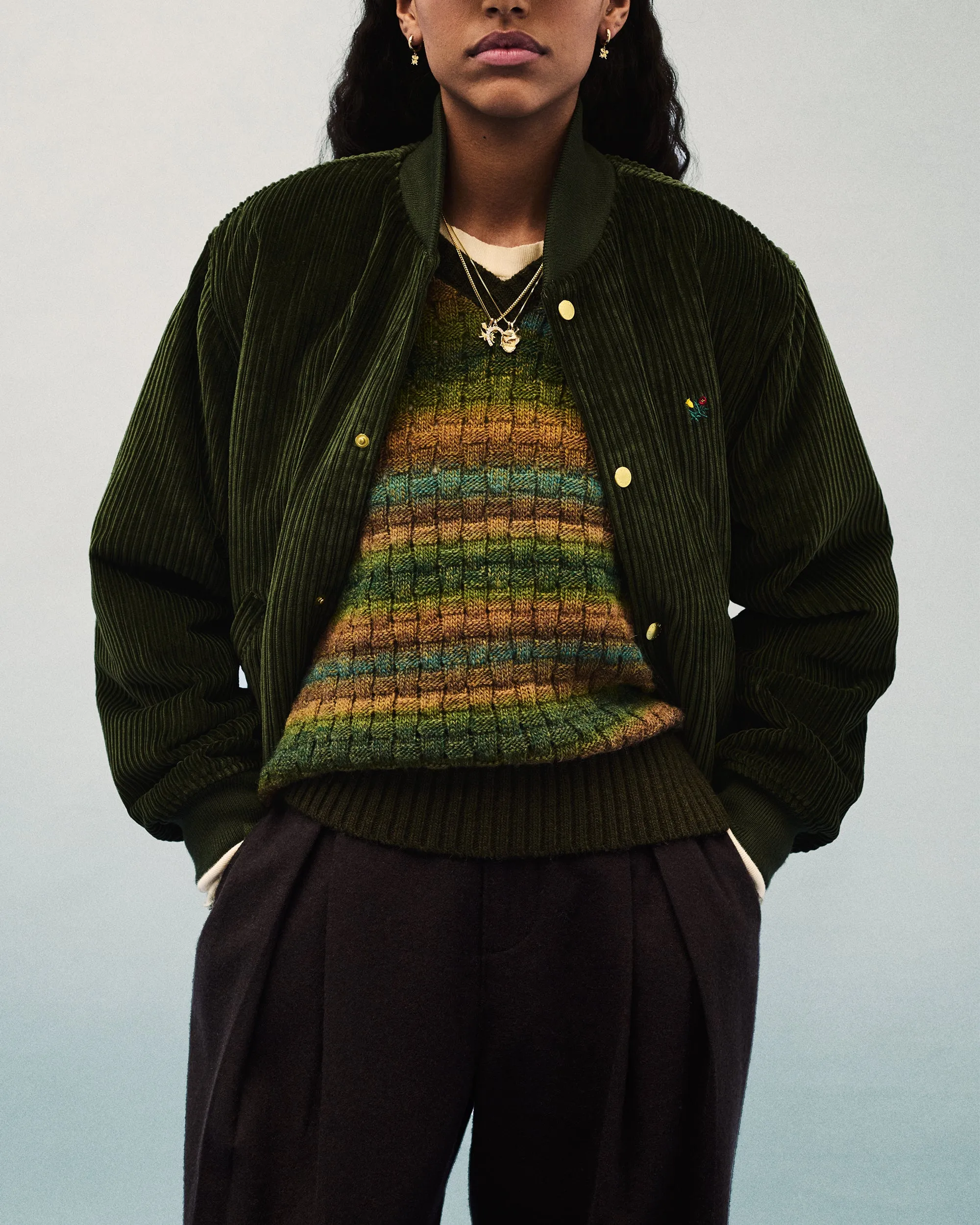 Gradient Basketweave Knit Vest sold by Aime Leon Dore product image thumbnail 4