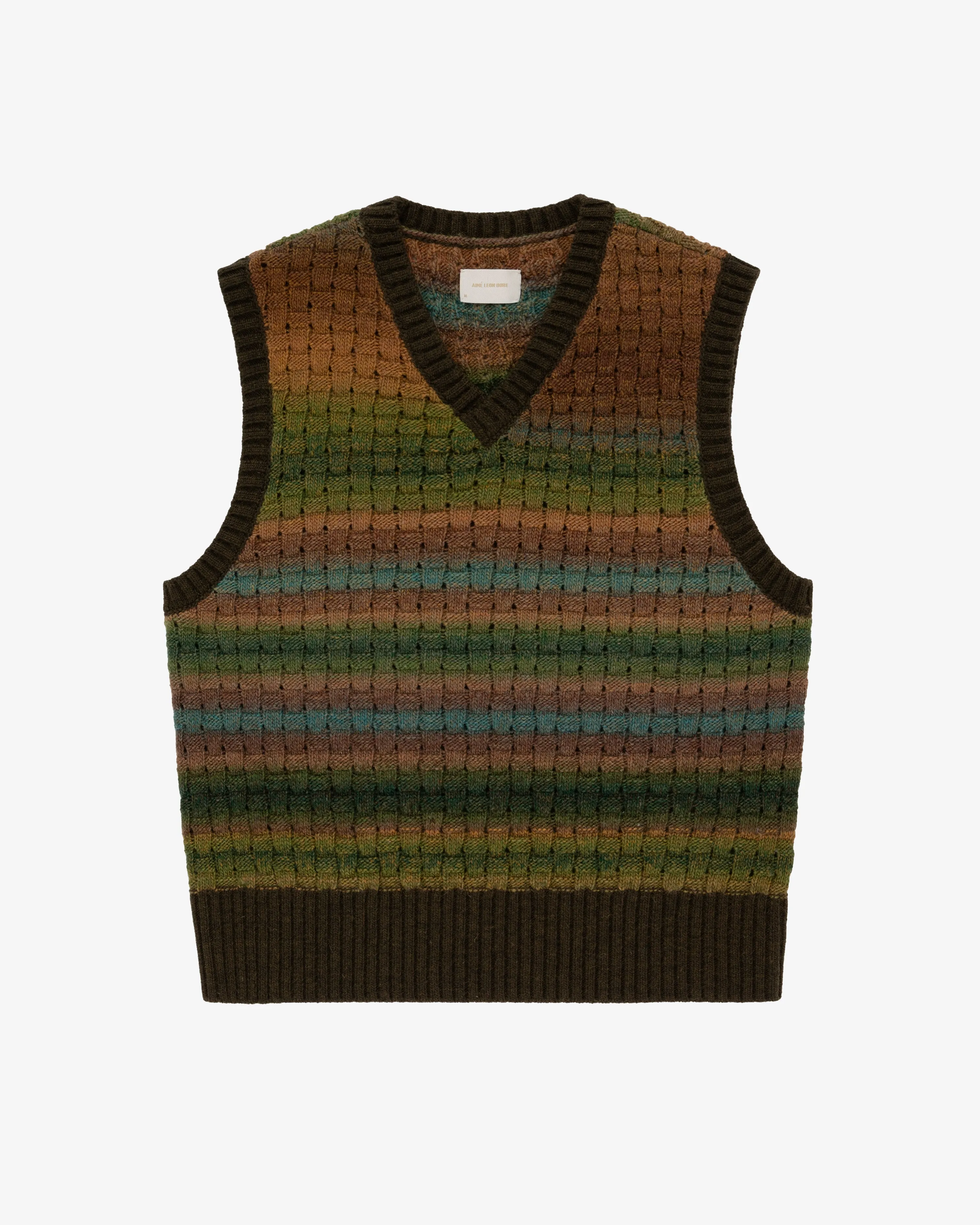 Gradient Basketweave Knit Vest sold by Aime Leon Dore product image thumbnail 2