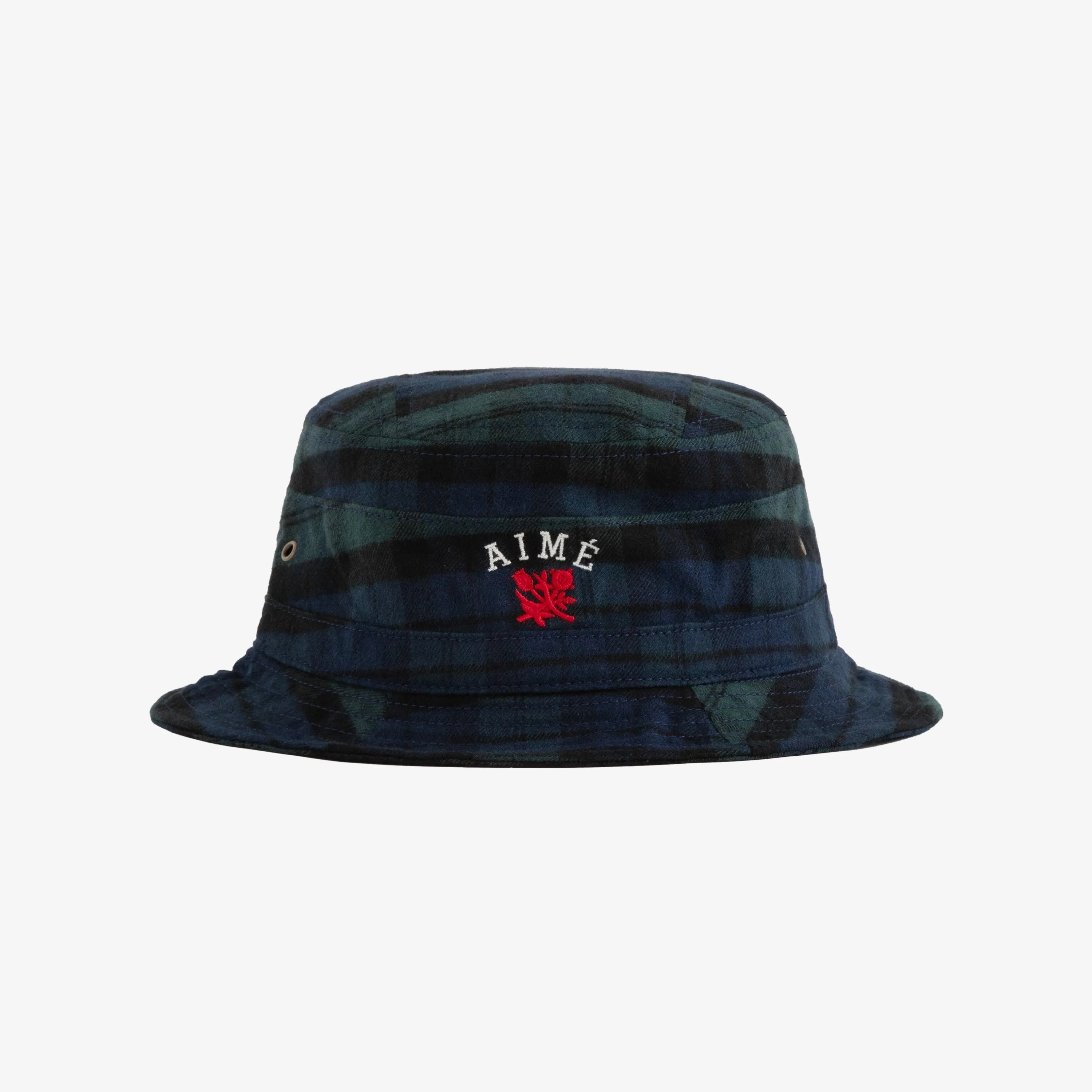 Blackwatch Crest Bucket Hat sold by Aime Leon Dore