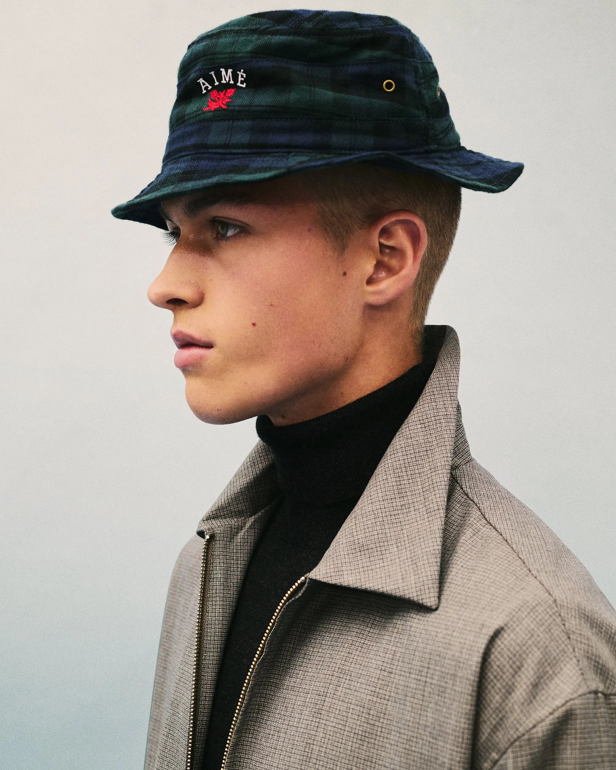 Blackwatch Crest Bucket Hat sold by Aime Leon Dore product image thumbnail 3