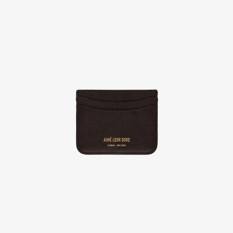 Caviar Leather Card Holder sold by Aime Leon Dore