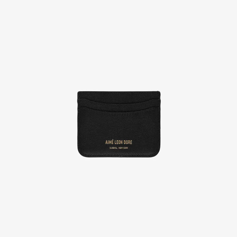 Caviar Leather Card Holder sold by Aime Leon Dore