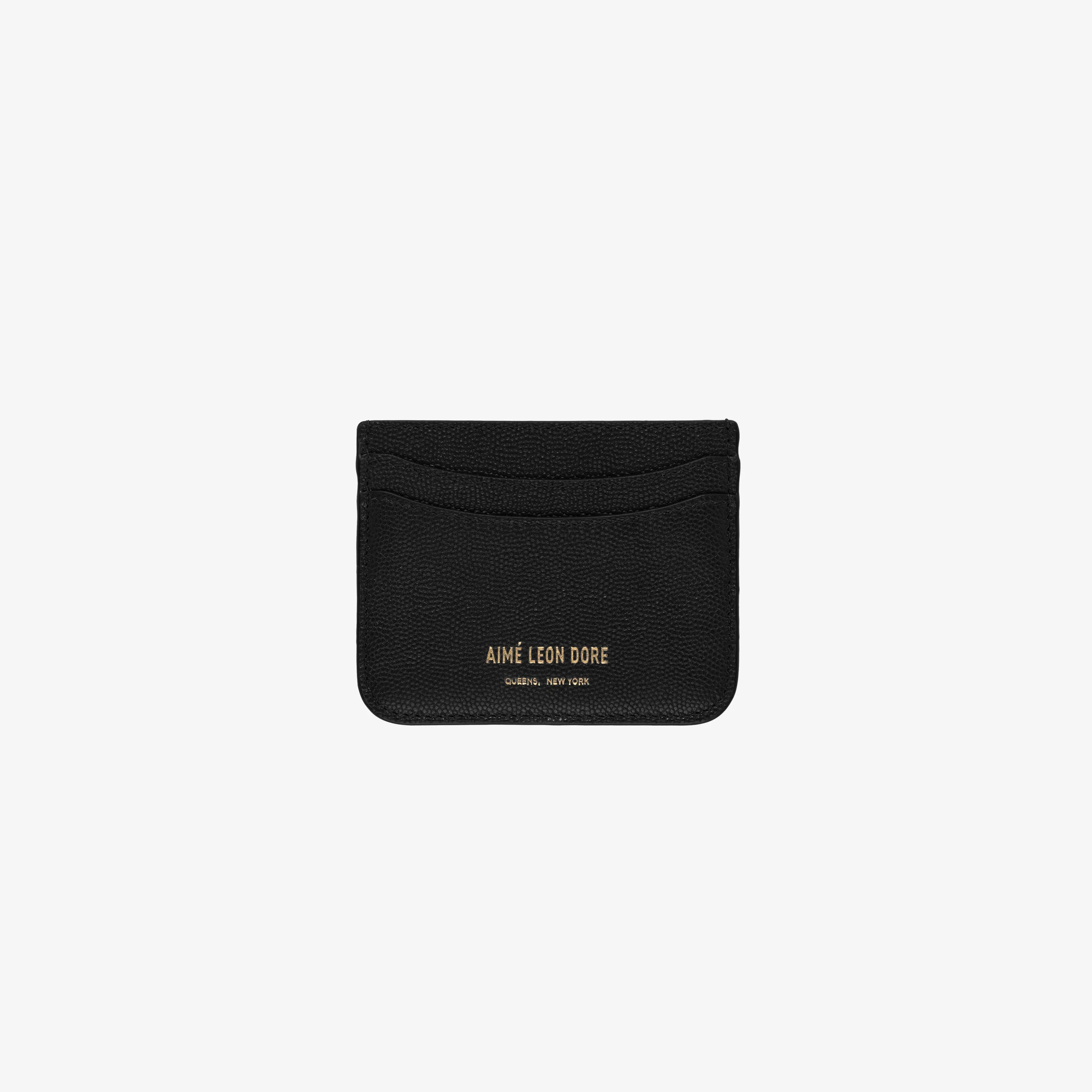 Caviar Leather Card Holder sold by Aime Leon Dore