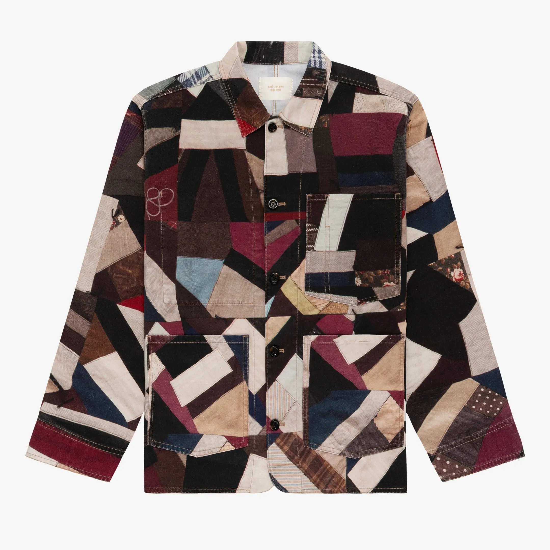 Quilt Print Chore Jacket sold by Aime Leon Dore
