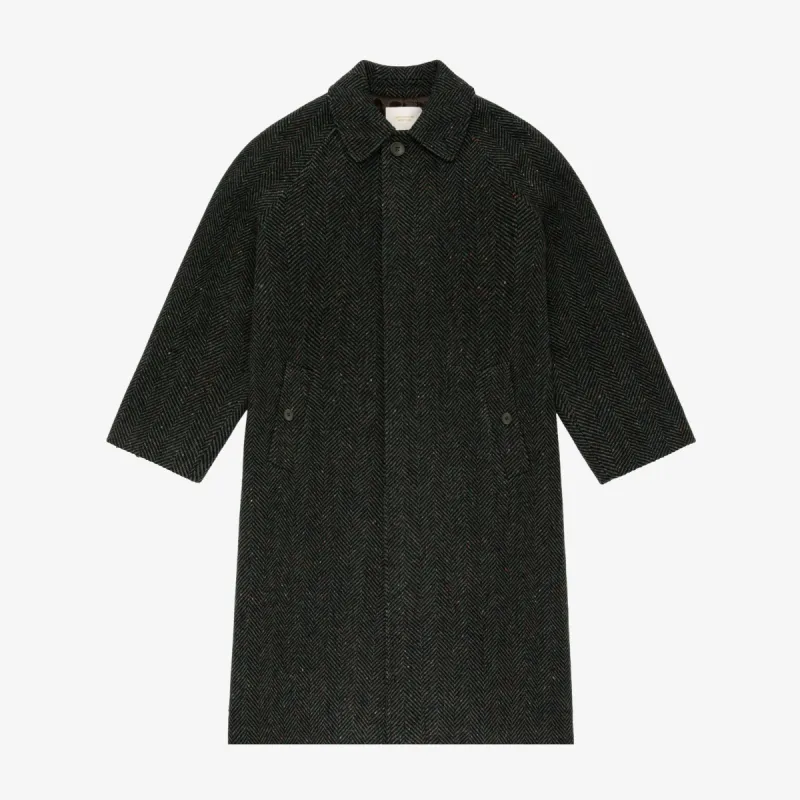 Single-Breasted Wool Herringbone Topcoat sold by Aime Leon Dore