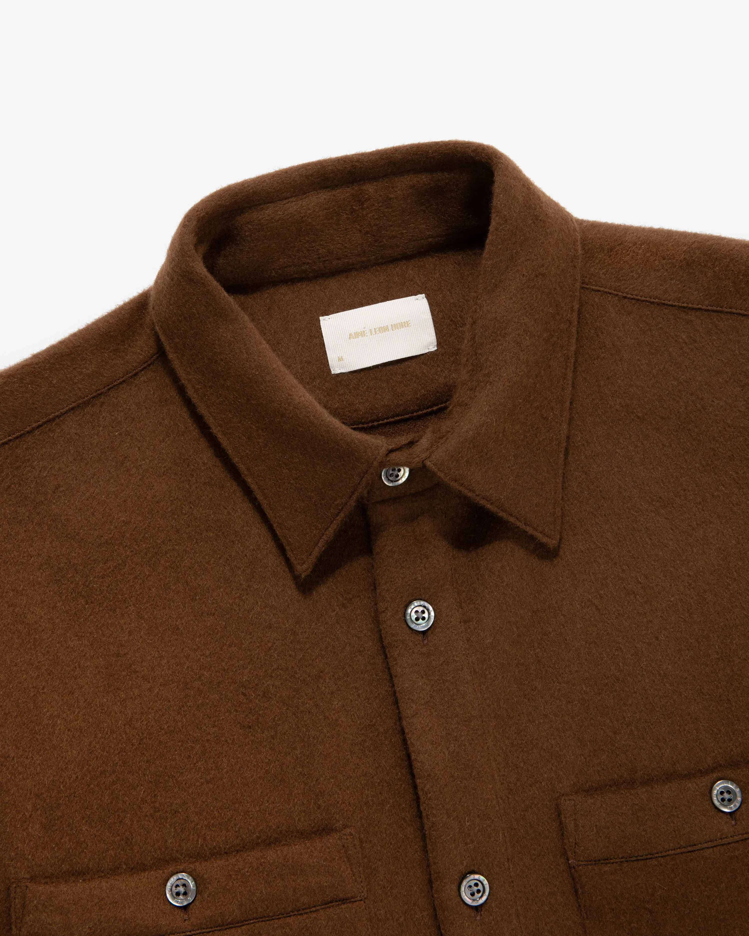 Wool Cashmere Shirt sold by Aime Leon Dore product image thumbnail 3
