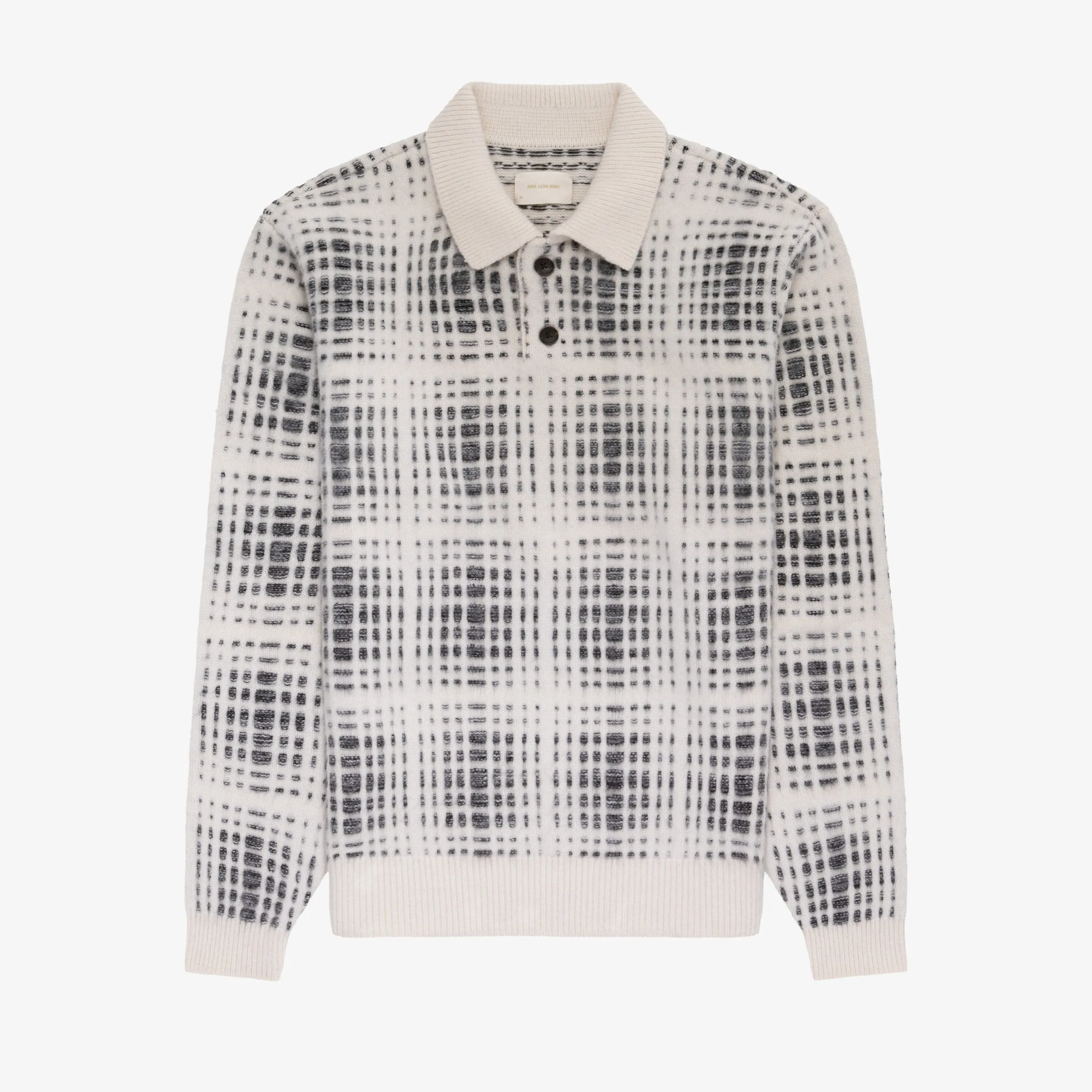 Long-Sleeve Shadow Plaid Polo sold by Aime Leon Dore