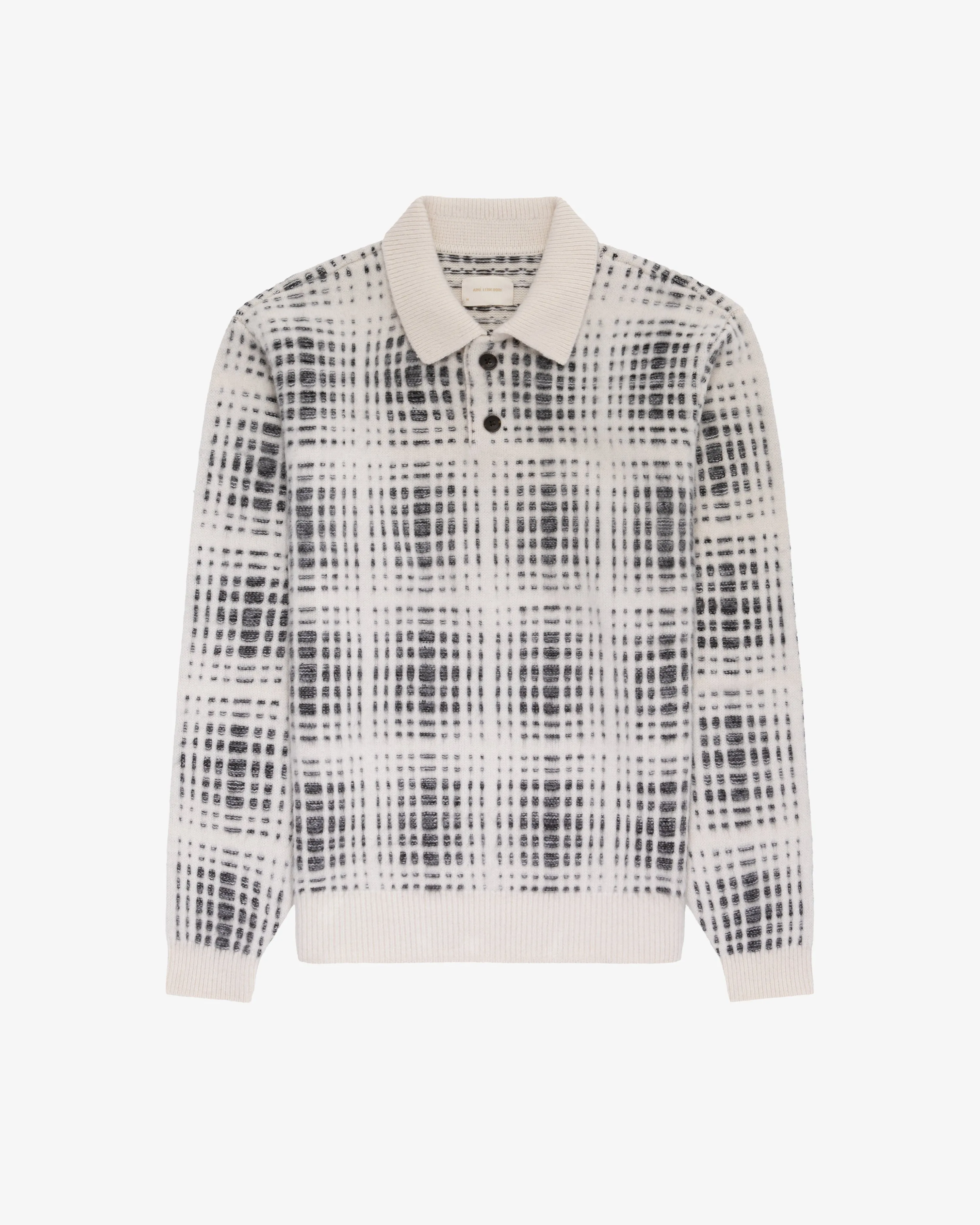 Long-Sleeve Shadow Plaid Polo sold by Aime Leon Dore product image thumbnail 2