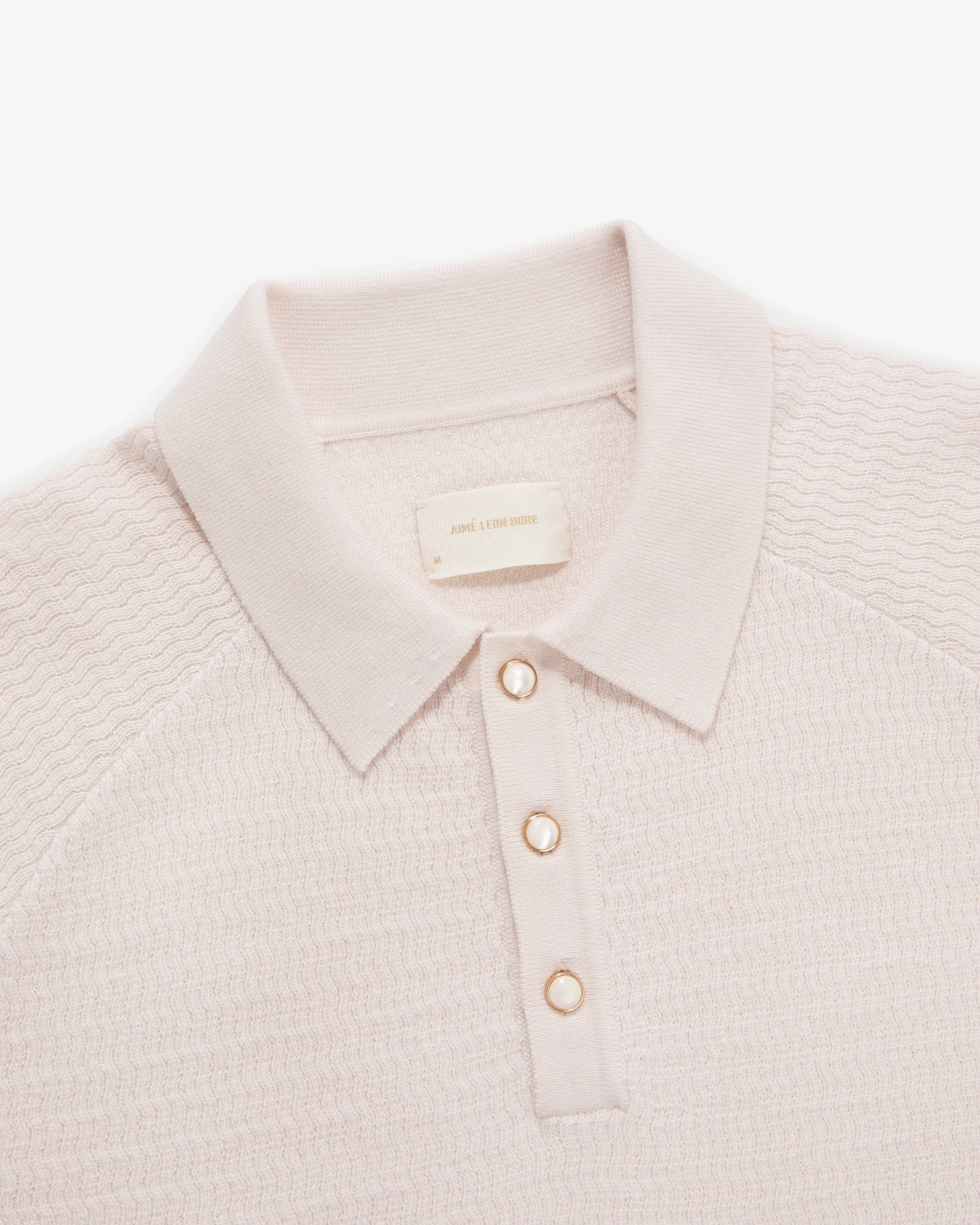 Long-Sleeve Pearl Button Polo sold by Aime Leon Dore product image thumbnail 3