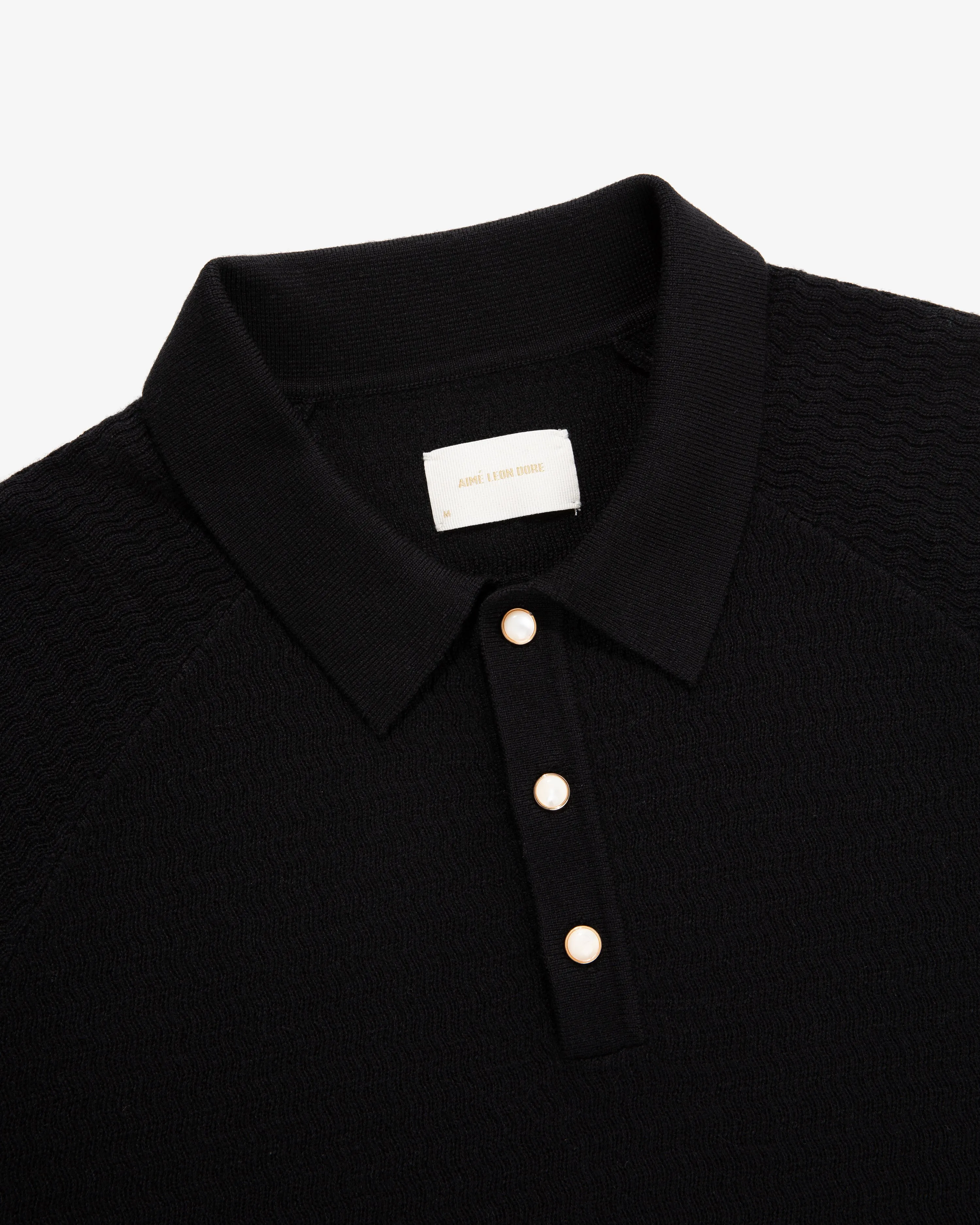 Long-Sleeve Pearl Button Polo sold by Aime Leon Dore product image thumbnail 3