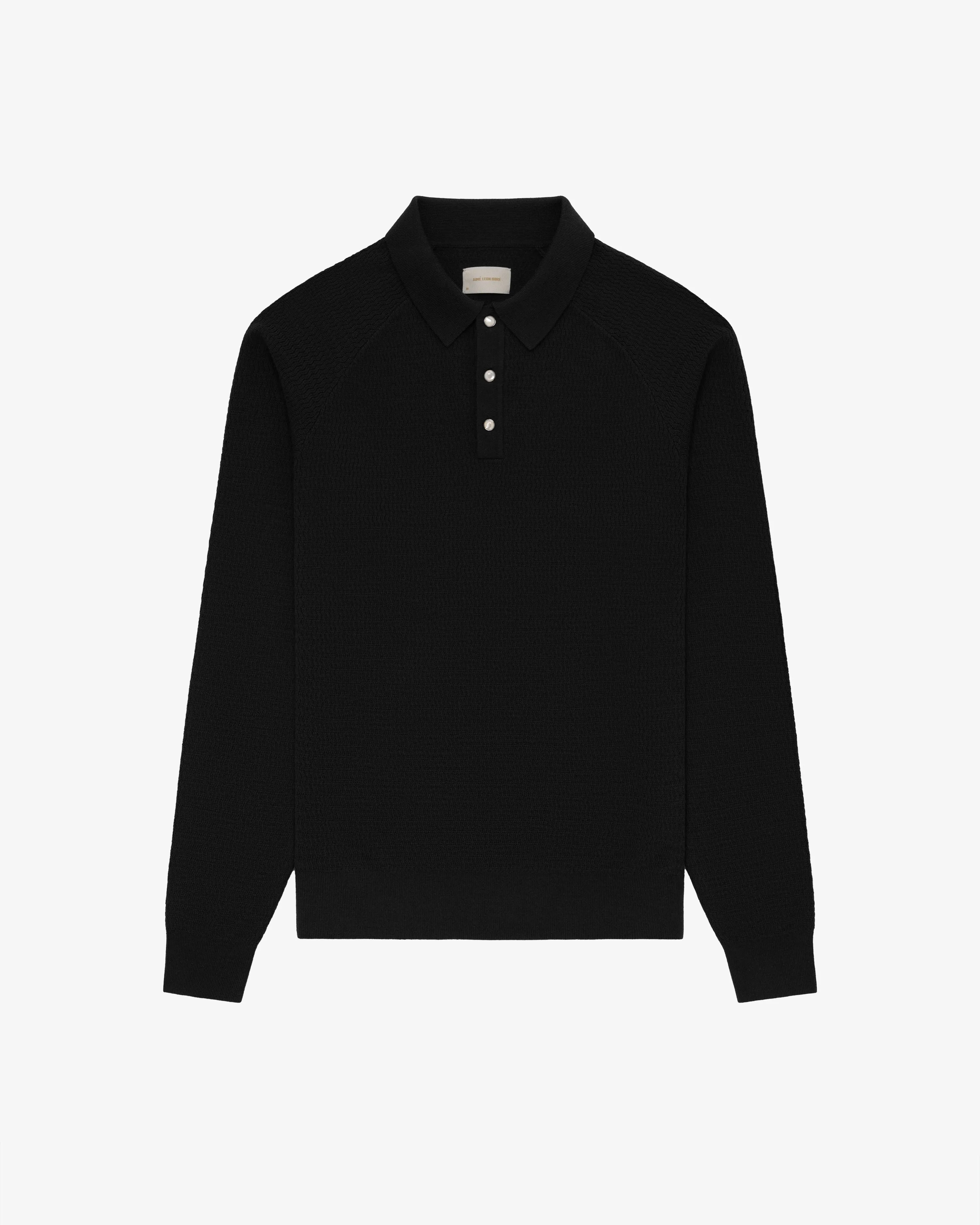 Long-Sleeve Pearl Button Polo sold by Aime Leon Dore product image thumbnail 2