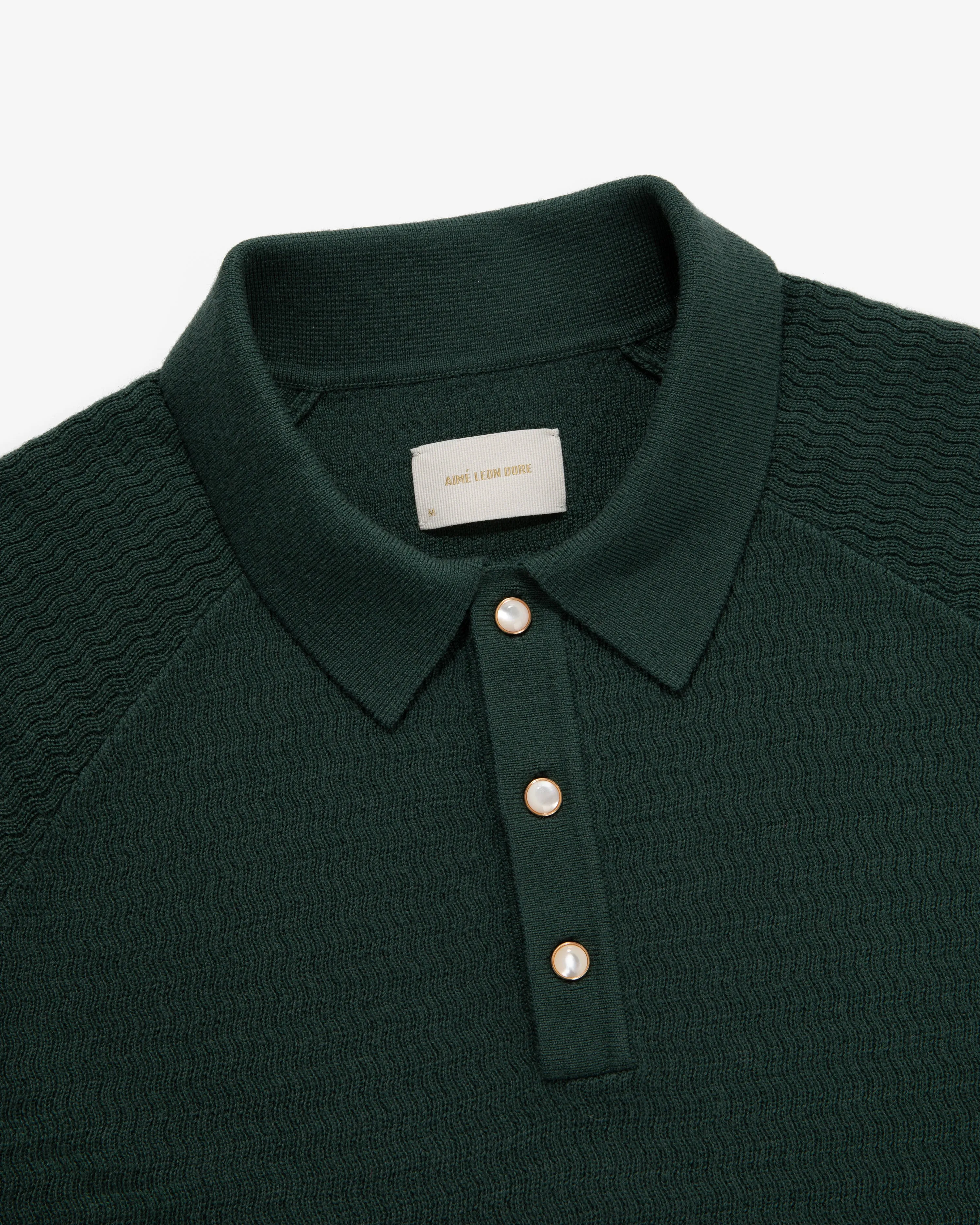 Long-Sleeve Pearl Button Polo sold by Aime Leon Dore product image thumbnail 3