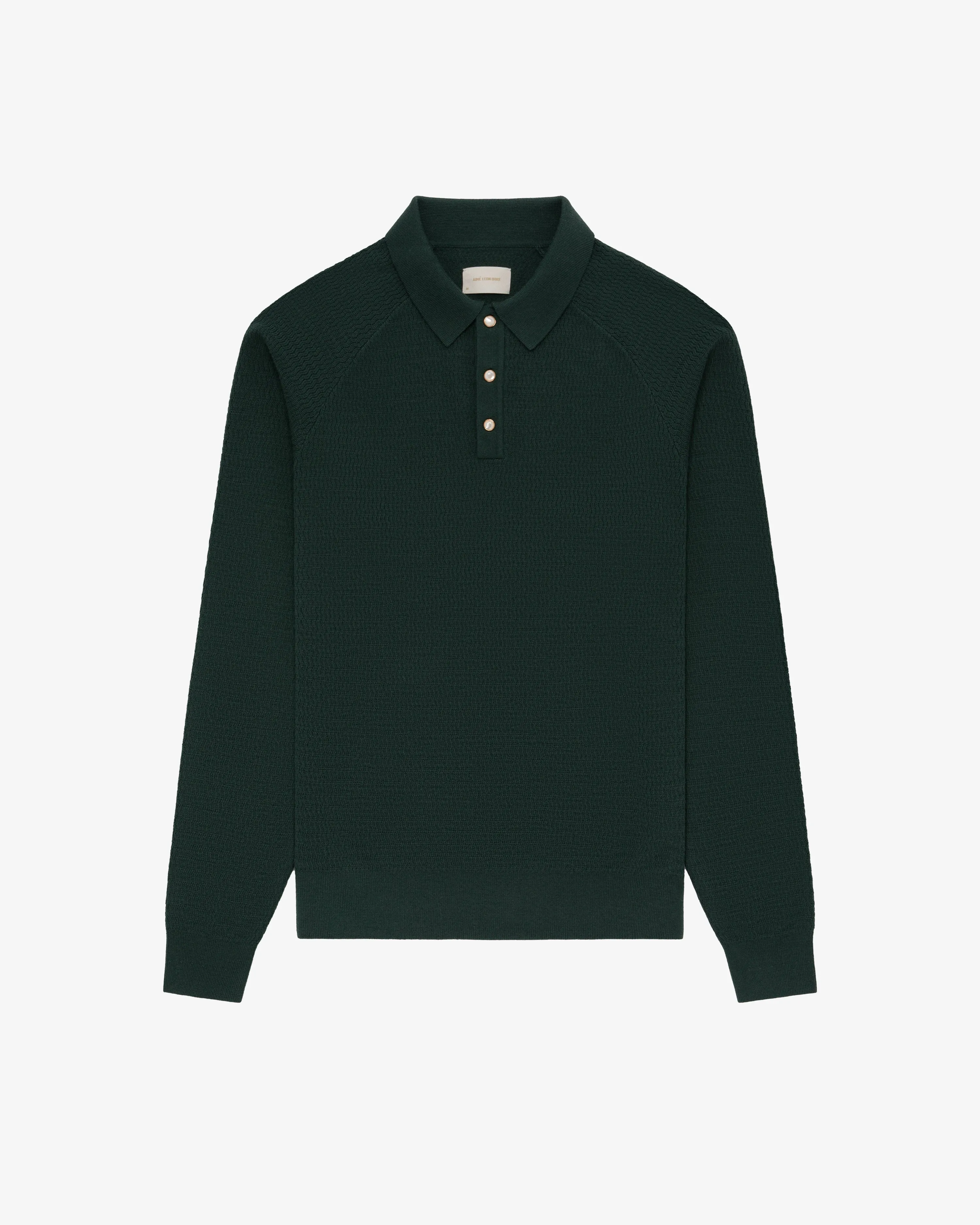 Long-Sleeve Pearl Button Polo sold by Aime Leon Dore product image thumbnail 2