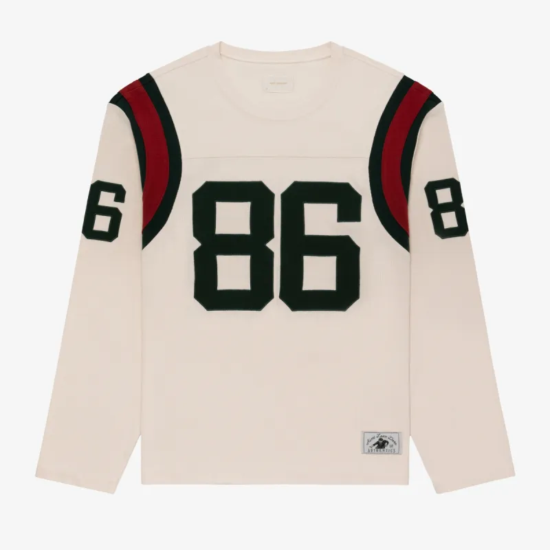 Long-Sleeve Ribbed Football Jersey sold by Aime Leon Dore
