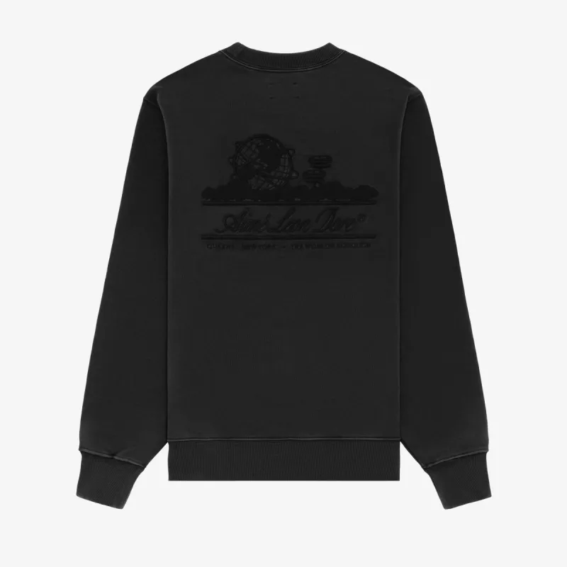 本日最終 Aimé Leon Doreブラック ロゴ刺繍トレーナー 本日最終 Aimé Leon Doreブラック ロゴ刺繍トレーナー