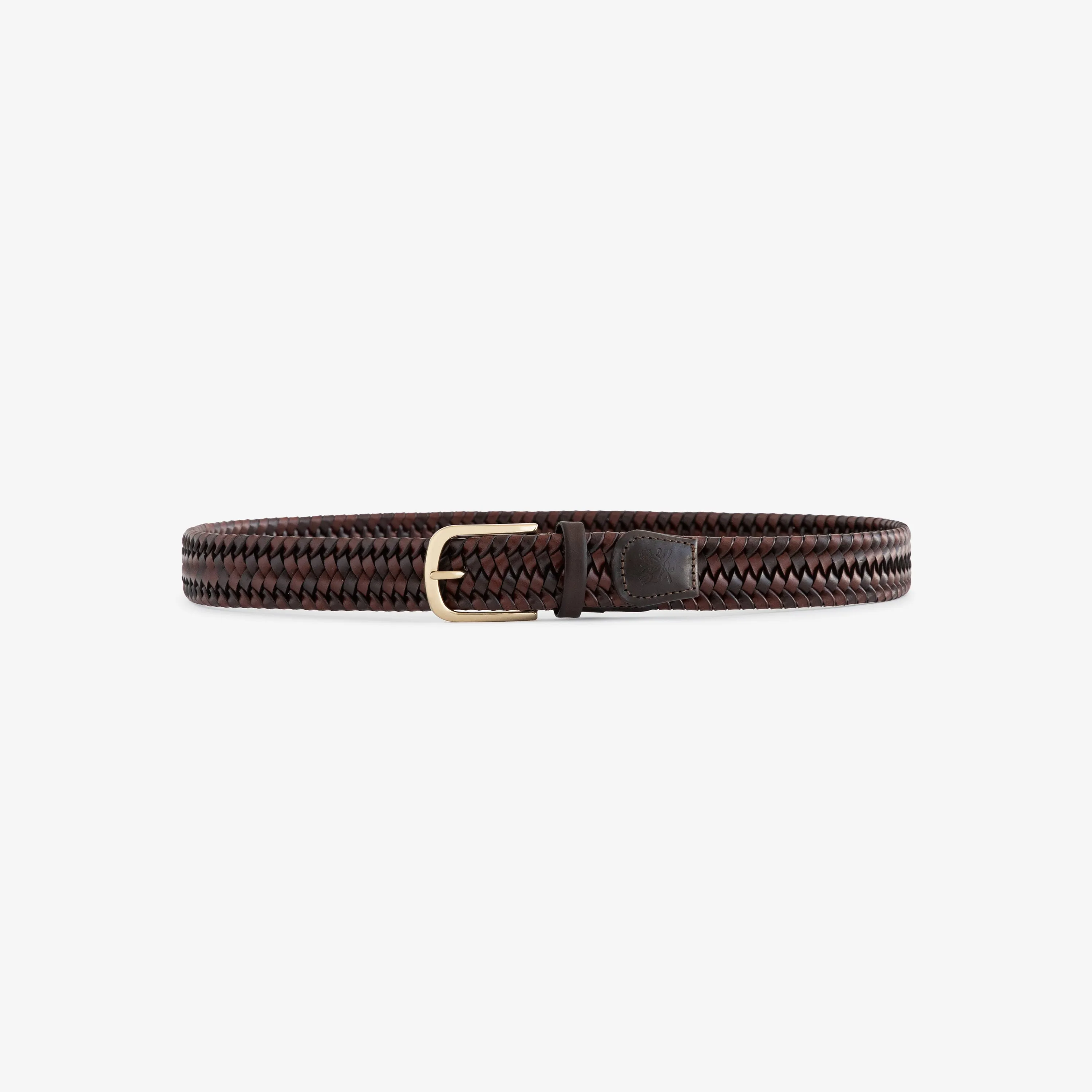 Tonal Braided Leather Belt sold by Aime Leon Dore