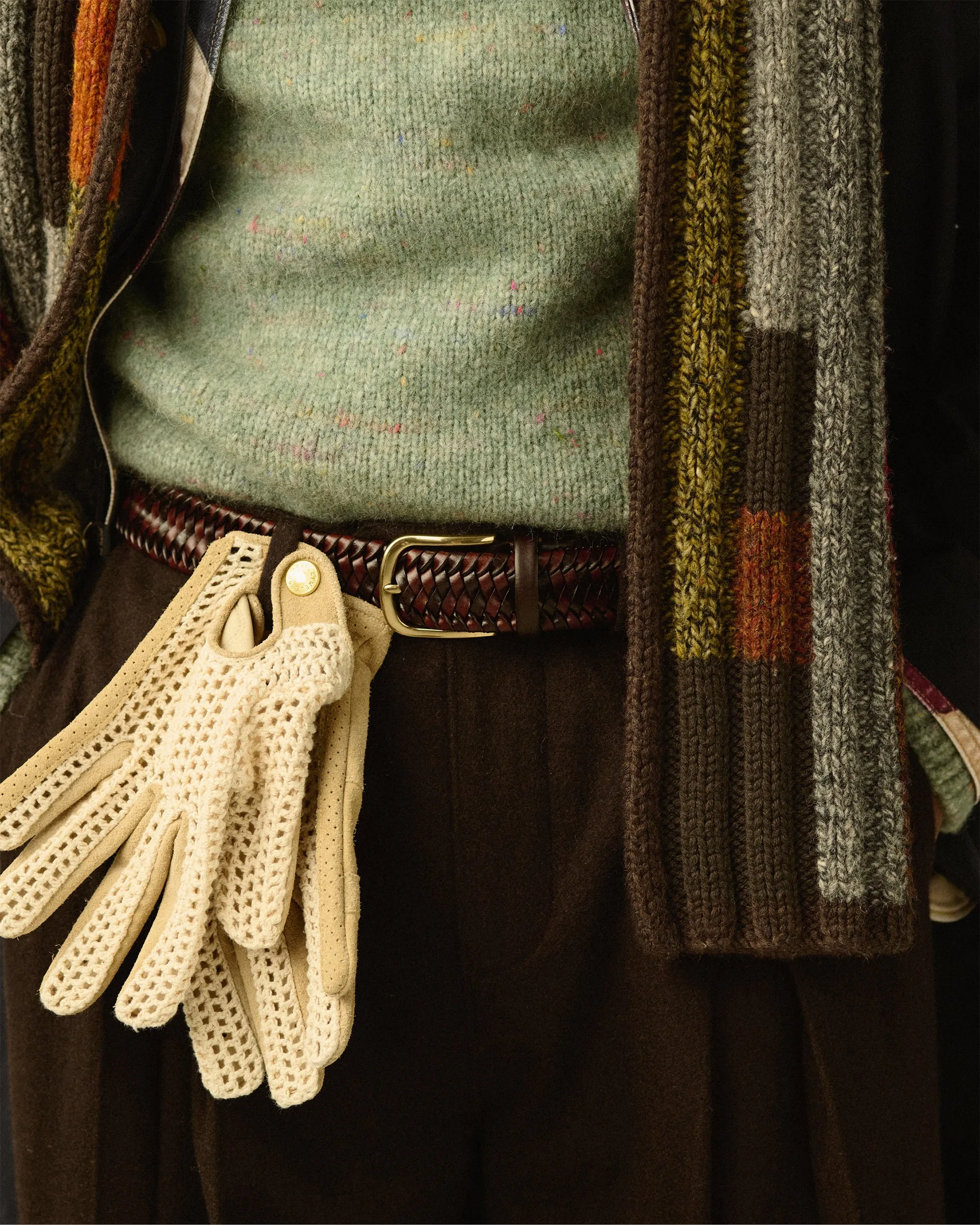 Tonal Braided Leather Belt sold by Aime Leon Dore product image thumbnail 4