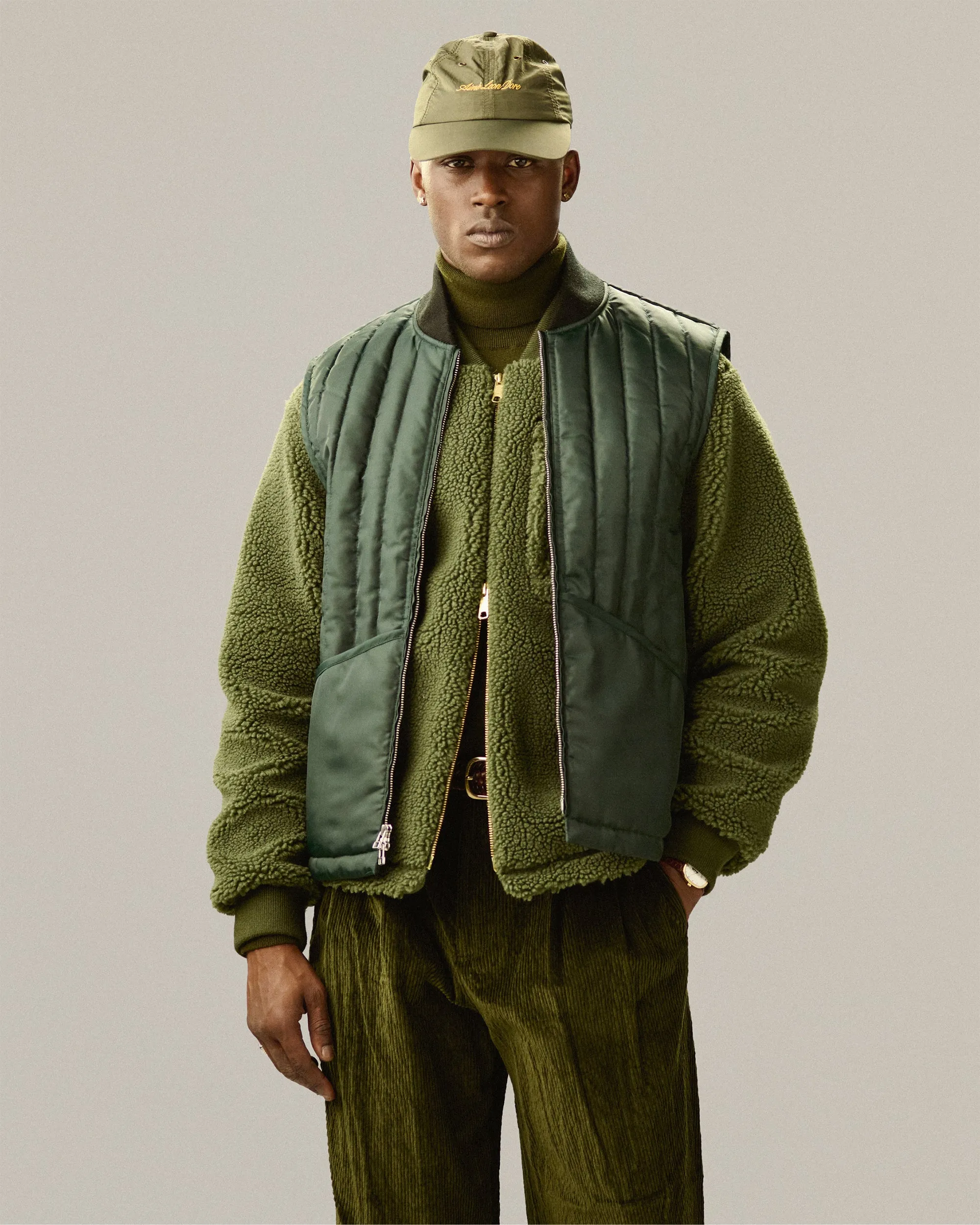 Double Pleated Corduroy Pant sold by Aime Leon Dore product image thumbnail 3