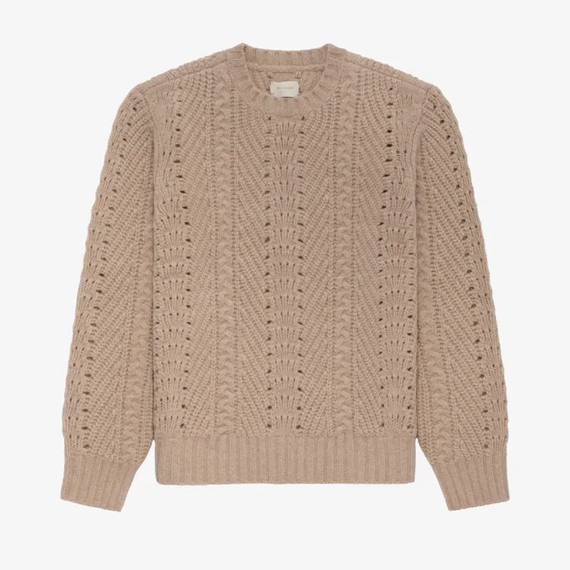Cable Knit Crewneck Sweater sold by Aime Leon Dore