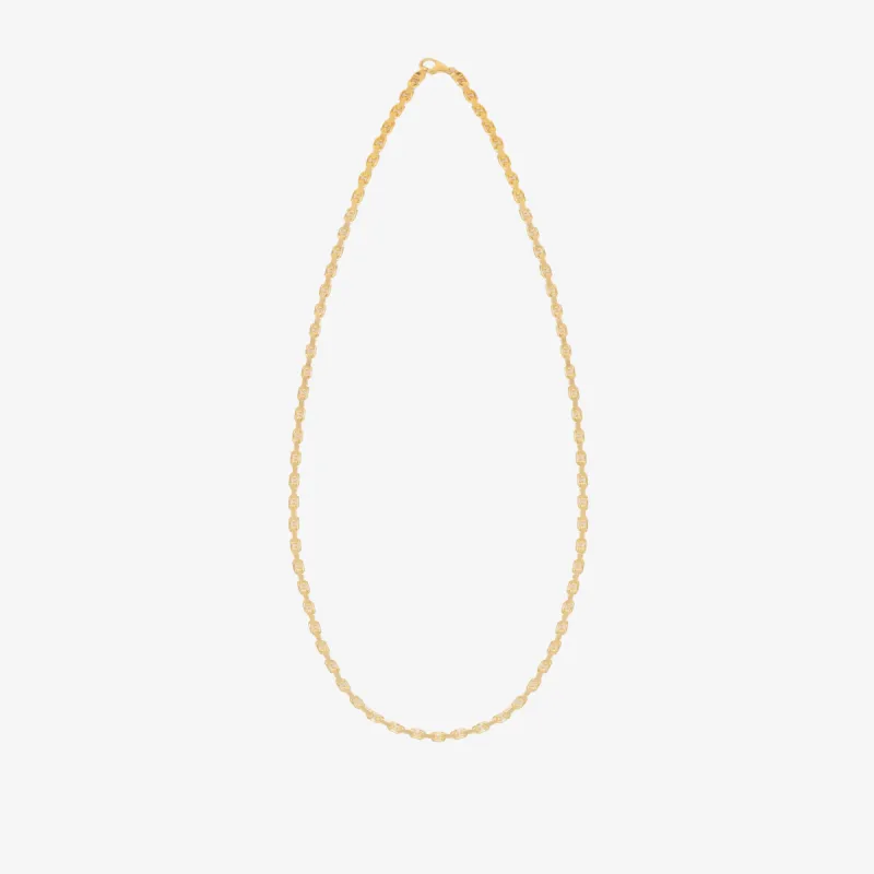 14Kt Gold Cable Link Chain Necklace made by Aime Leon Dore