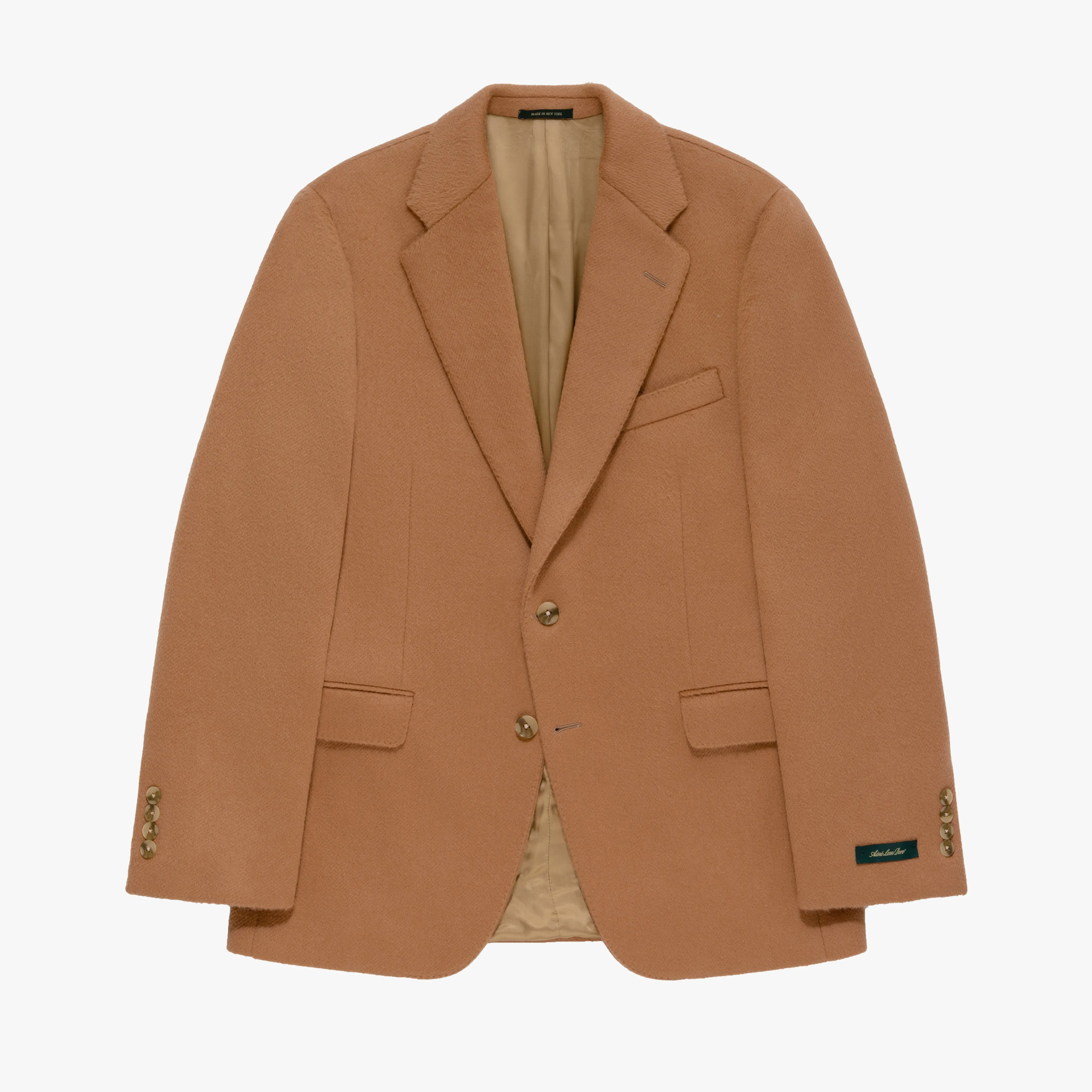 Single-Breasted Wavy Wool Suit Jacket sold by Aime Leon Dore