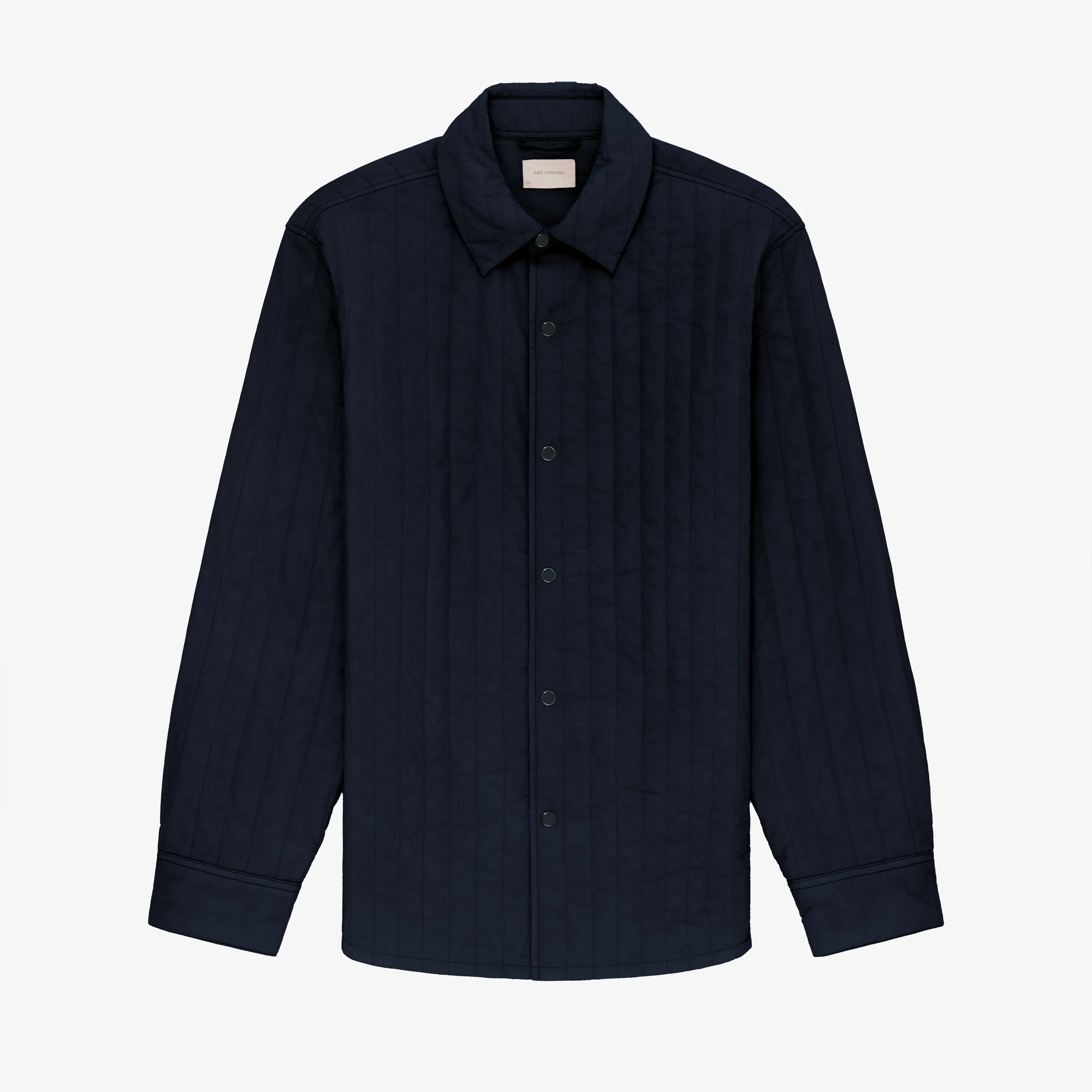 Nylon Quilted Overshirt sold by Aime Leon Dore