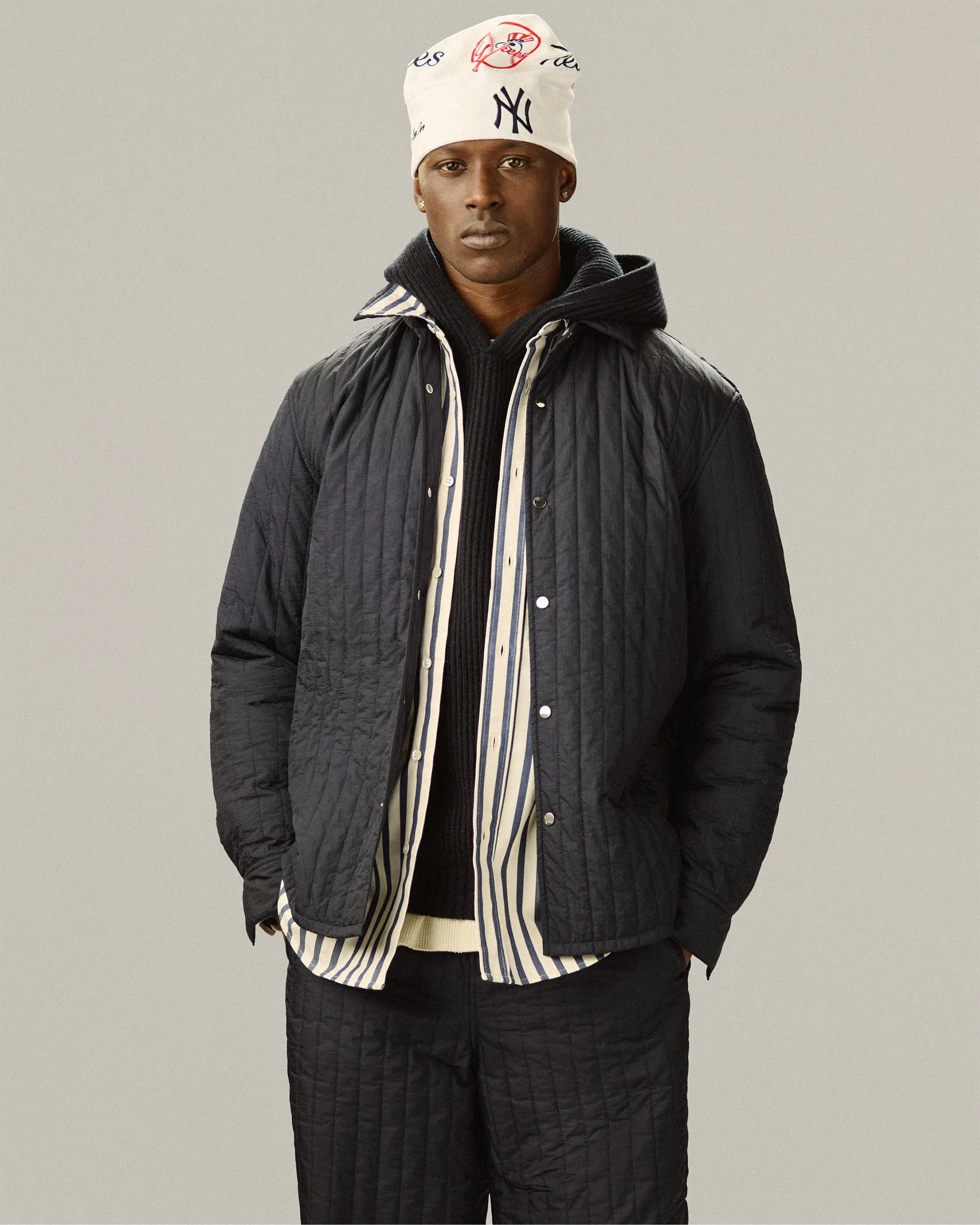Nylon Quilted Overshirt sold by Aime Leon Dore product image thumbnail 3