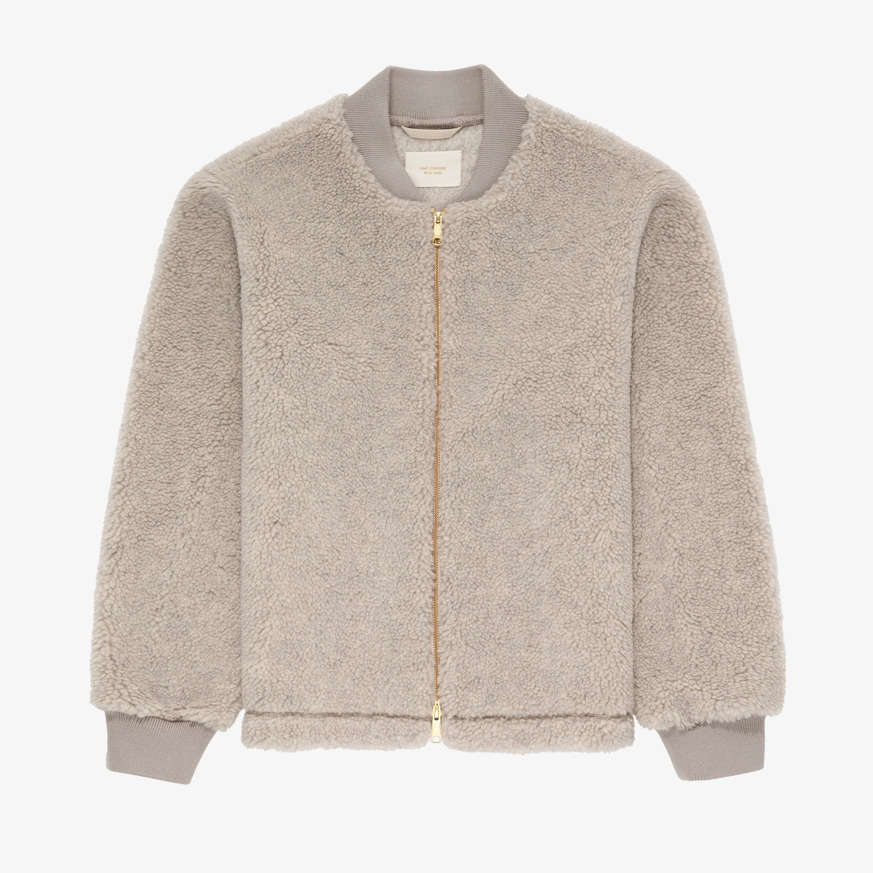 Fleece Bomber Jacket sold by Aime Leon Dore