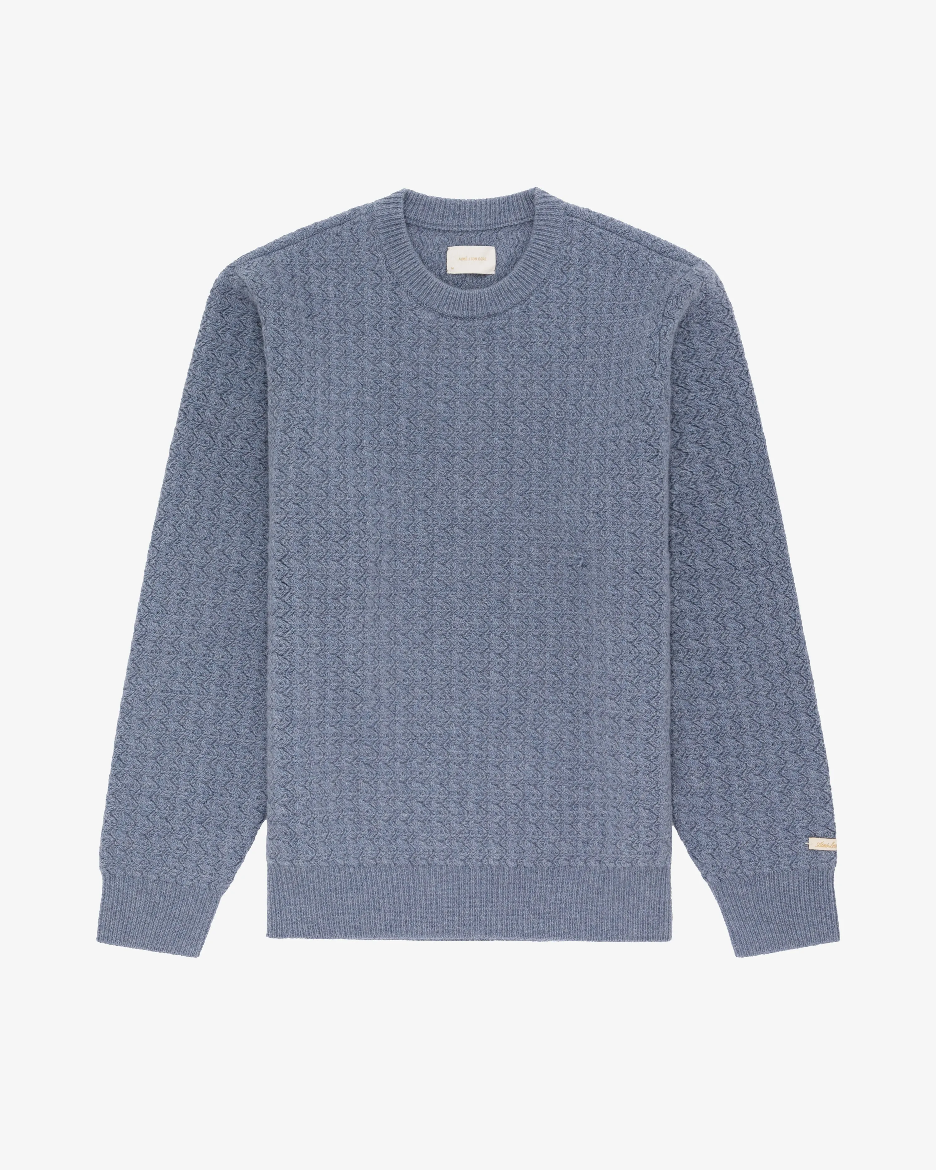 Wavy Cashmere Crewneck Sweater sold by Aime Leon Dore product image thumbnail 2