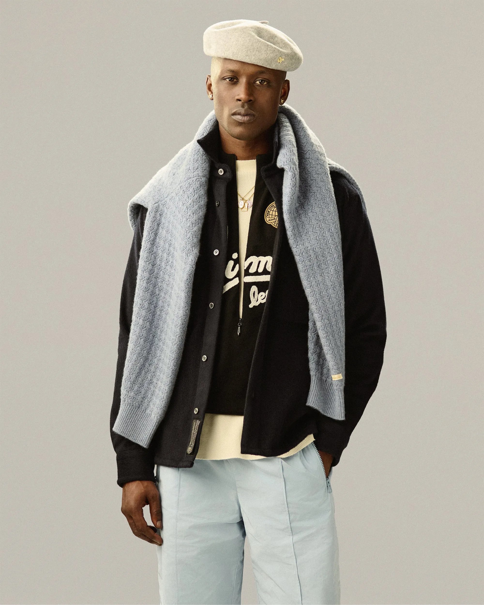 Wavy Cashmere Crewneck Sweater sold by Aime Leon Dore product image thumbnail 3