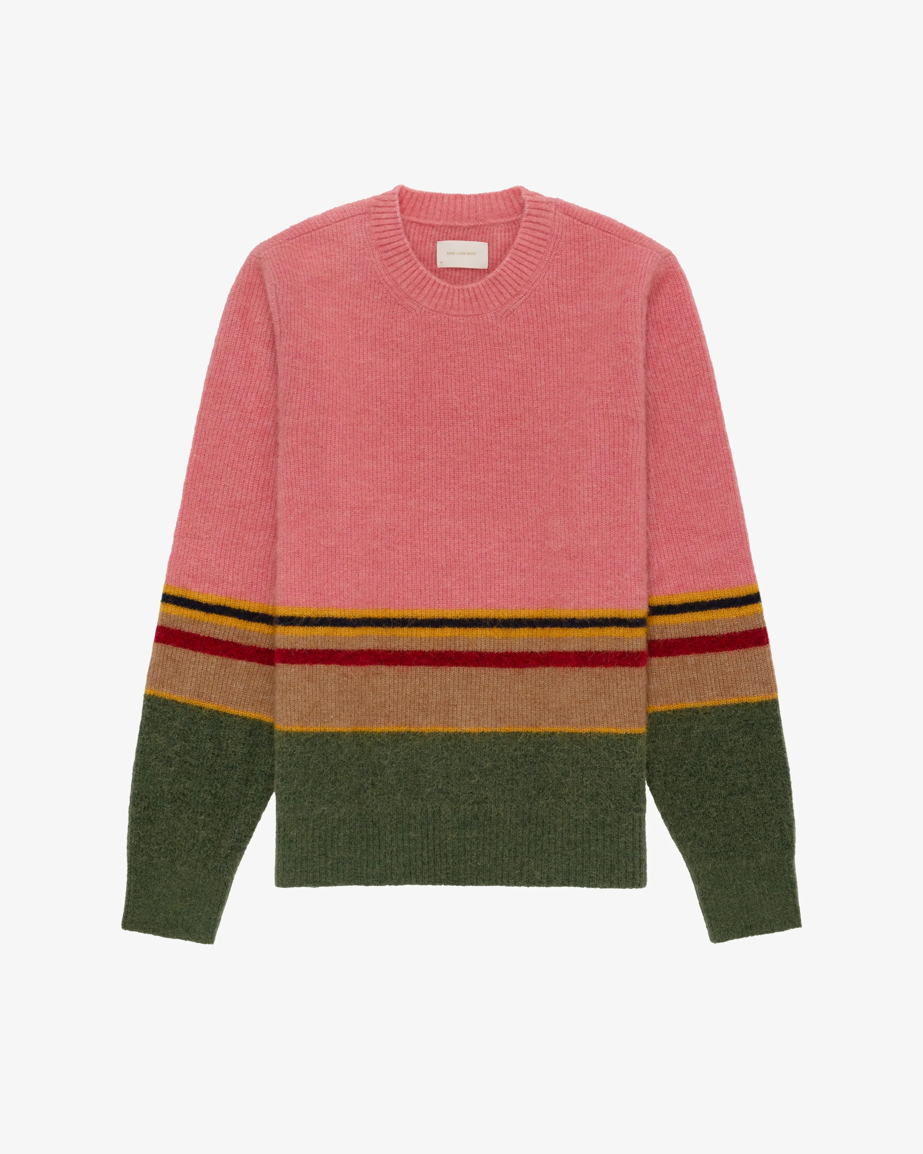 Striped Alpaca Crewneck Sweater sold by Aime Leon Dore product image thumbnail 2