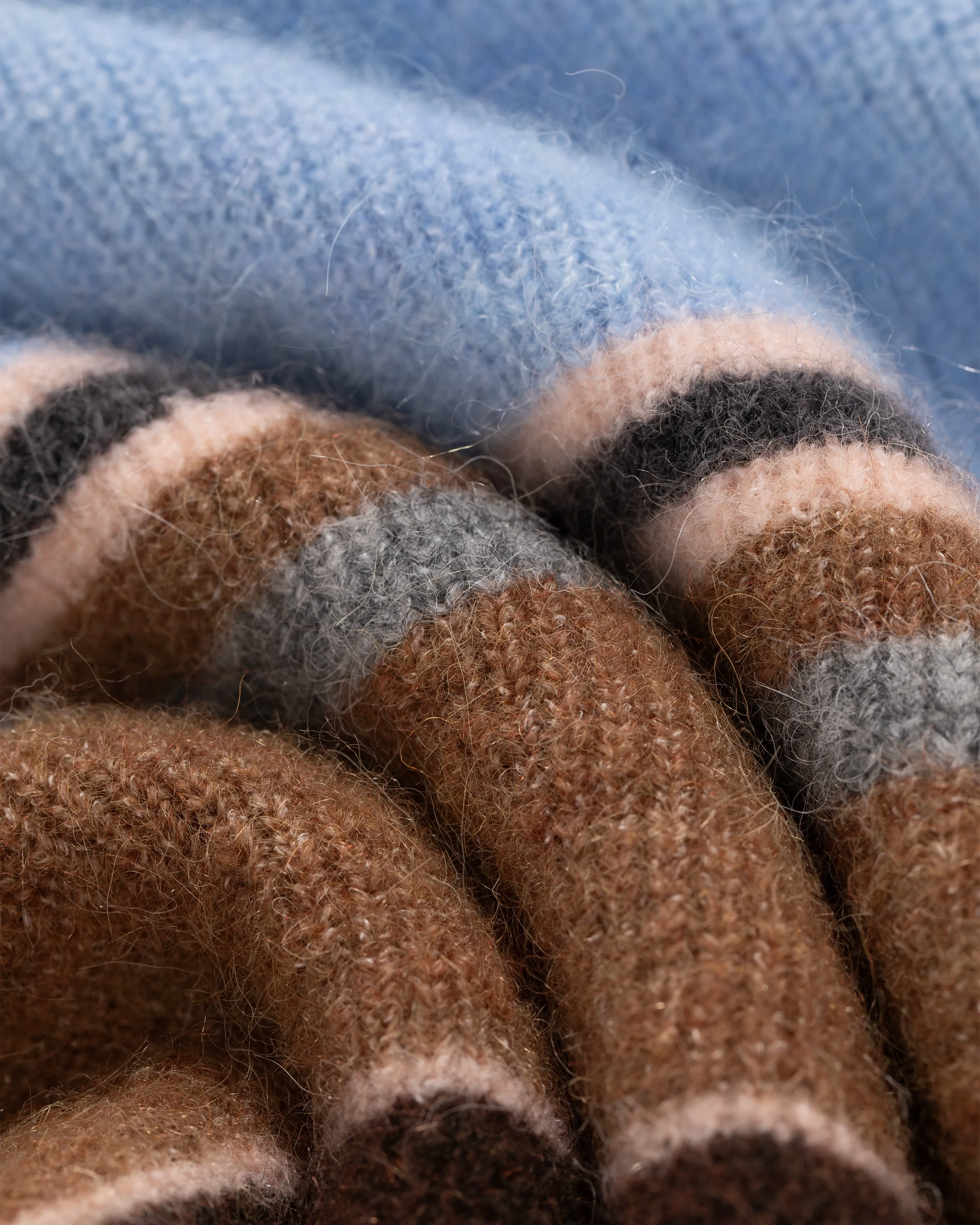 Striped Alpaca Crewneck Sweater sold by Aime Leon Dore product image thumbnail 4