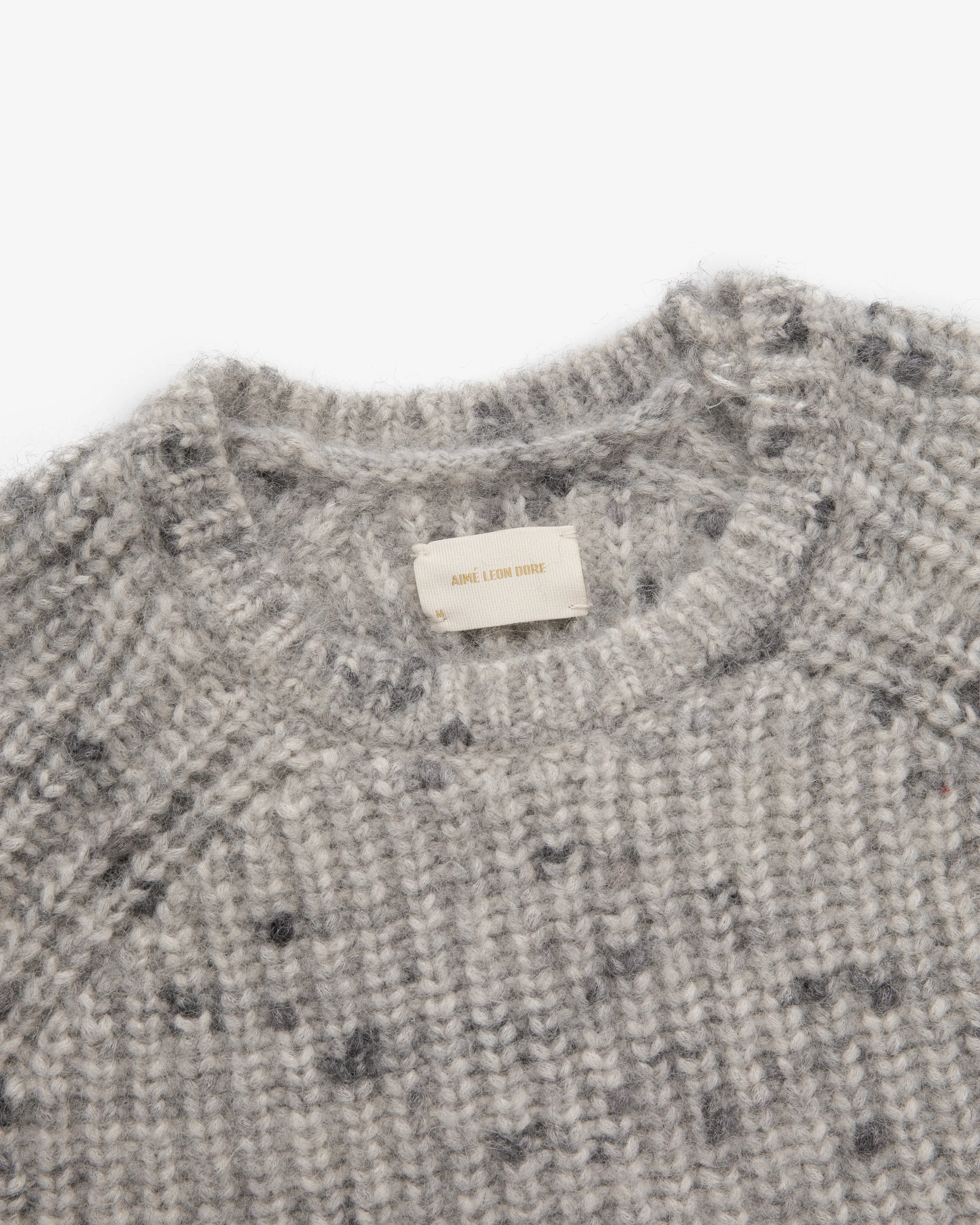 Flecked Alpaca Crewneck Sweater sold by Aime Leon Dore product image thumbnail 3