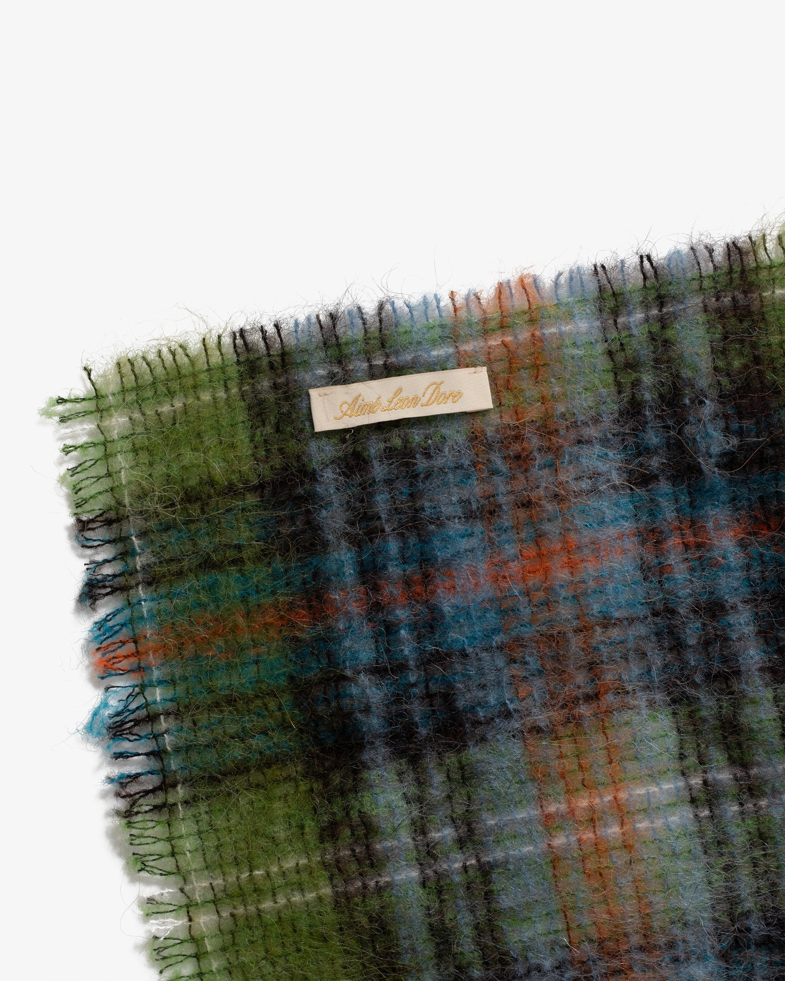 Plaid Wool Scarf sold by Aime Leon Dore product image thumbnail 5