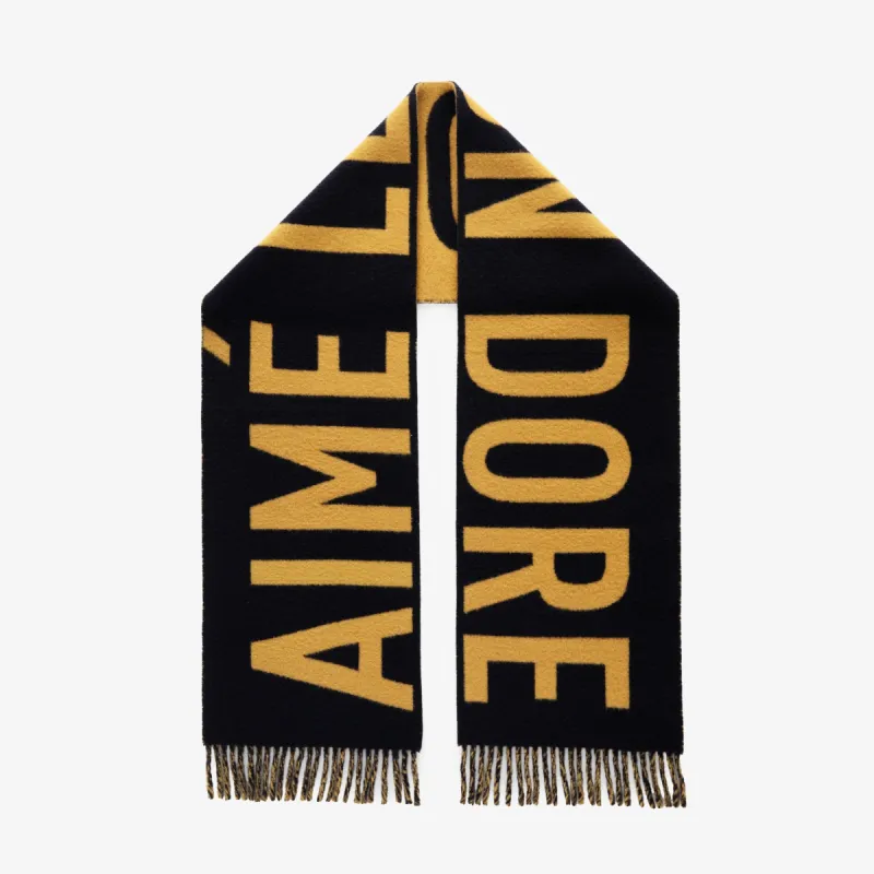 Wool Logo Scarf made by Aime Leon Dore